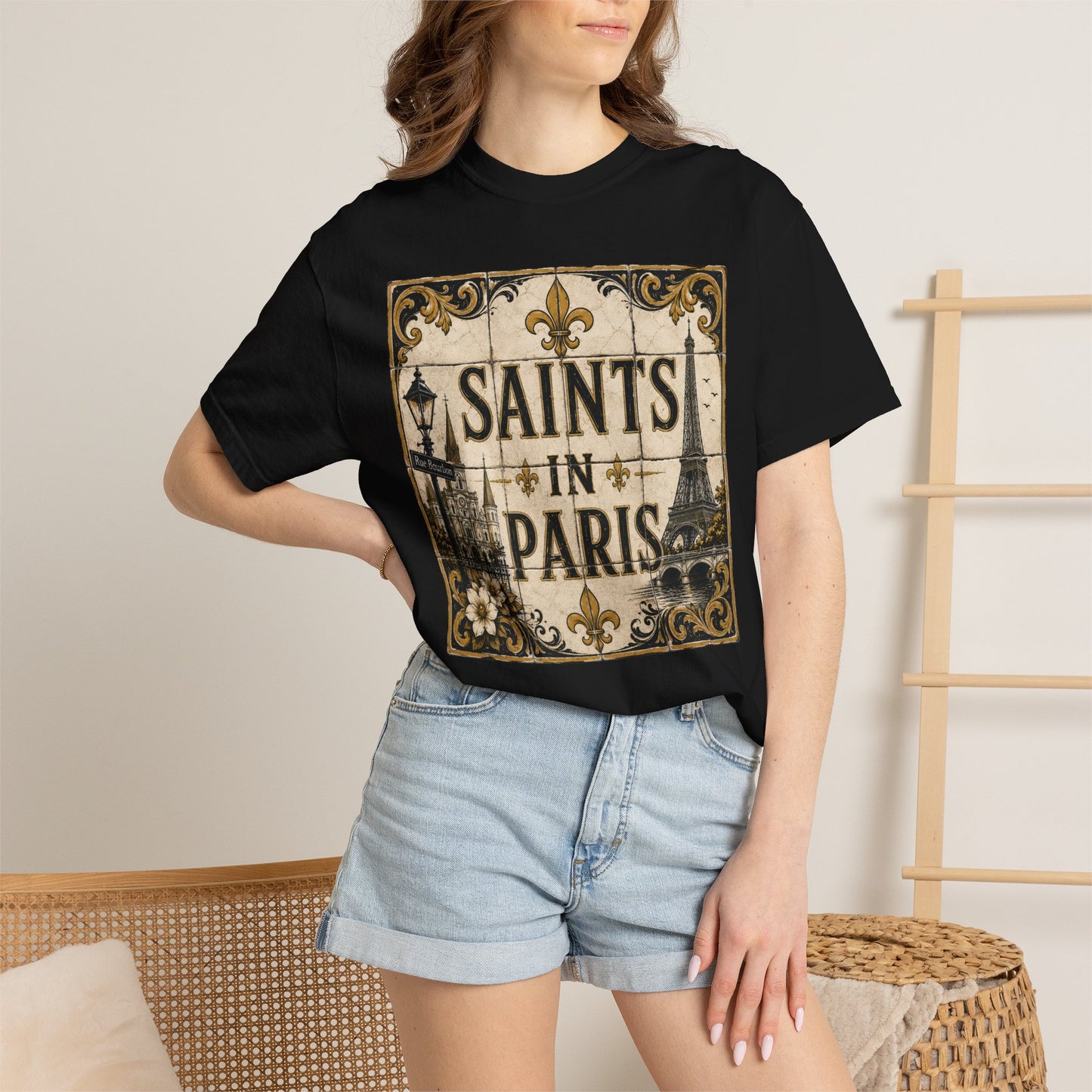 Saints in Paris Vintage Graphic T-Shirt