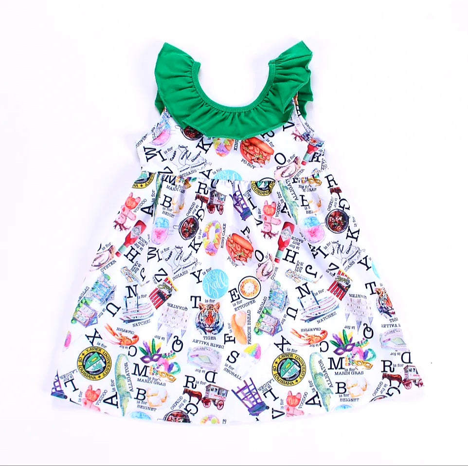 Louisiana ABC'S Dress JJ