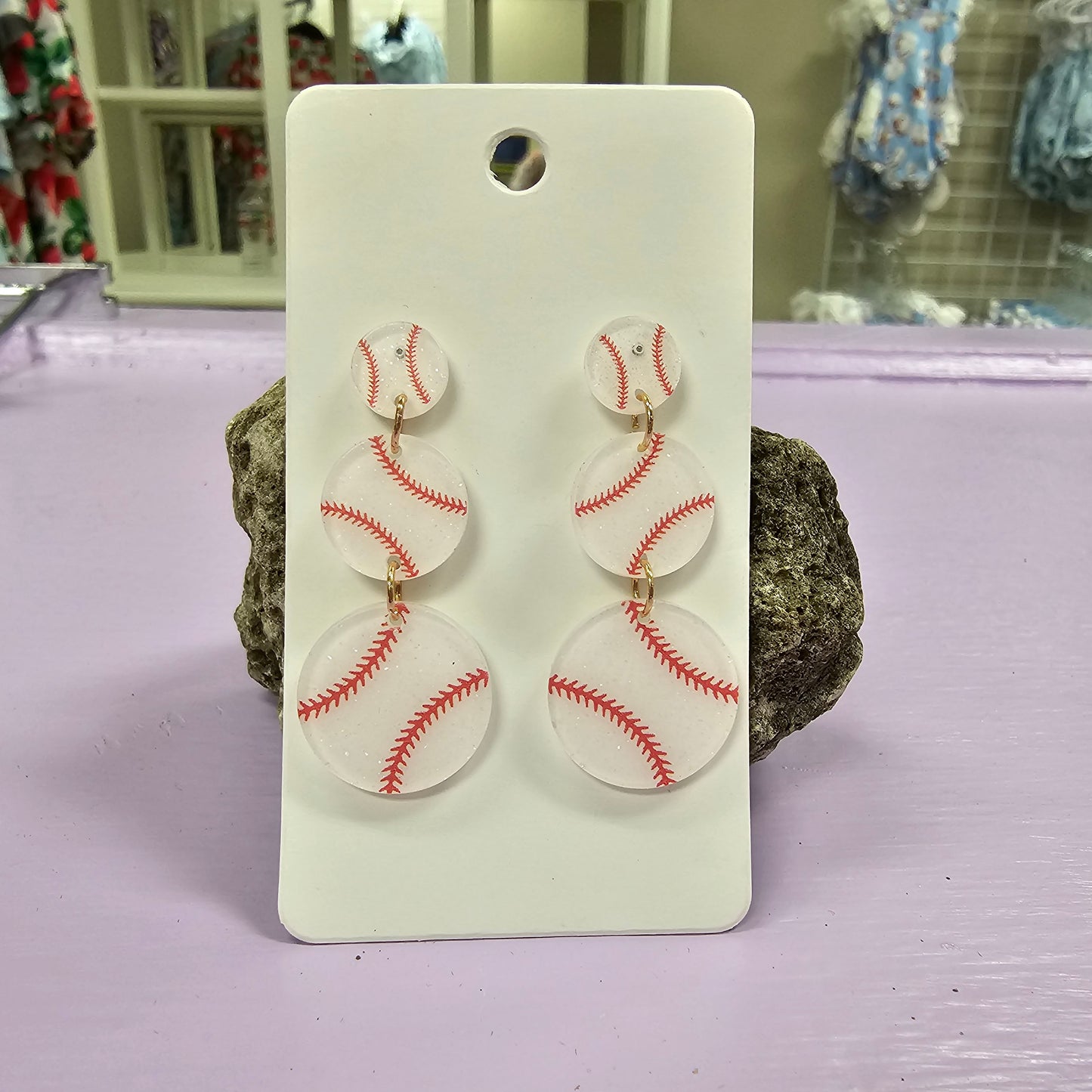 Sports Dangle Earrings