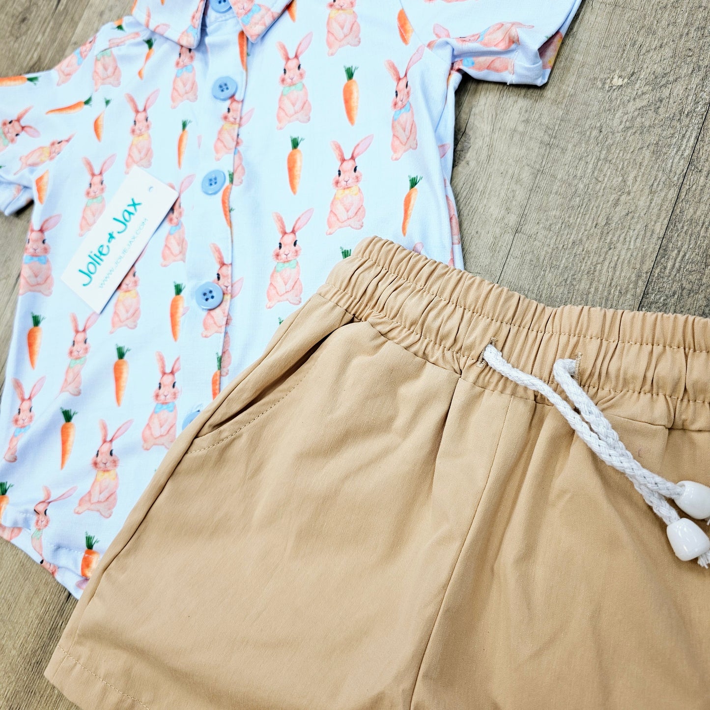 Bunny Shirt & Khaki Set