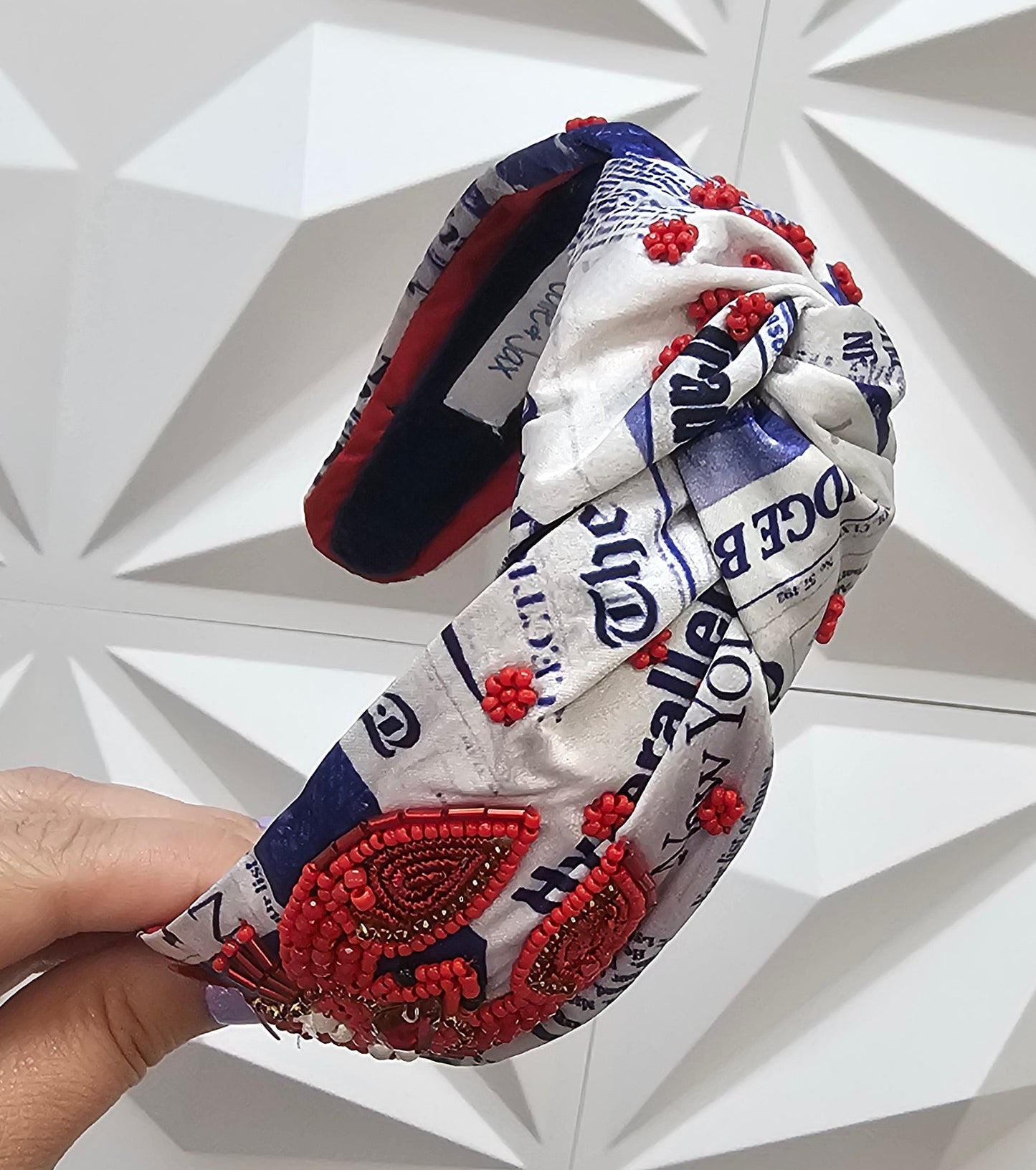 Crawfish Newspaper Headband