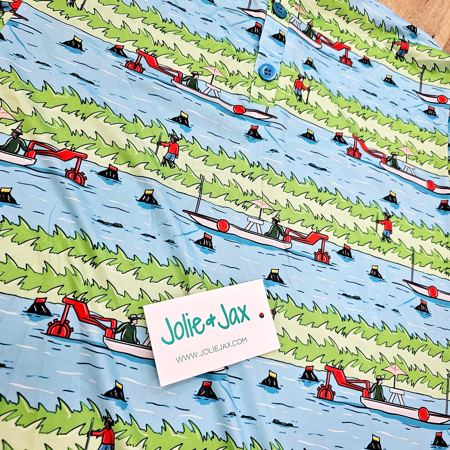 Crawfish Harvest Adult Polo Shirt