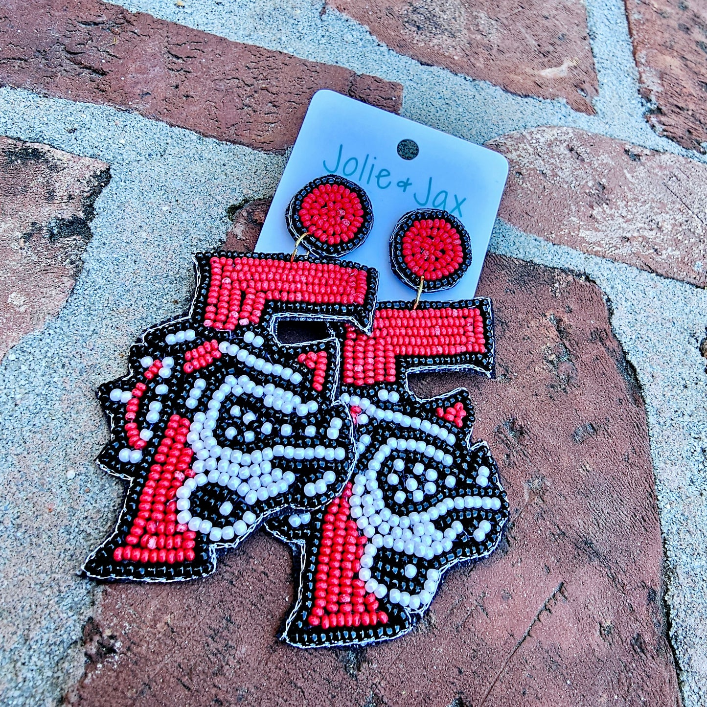 Fontainebleu High School Beaded Earrings