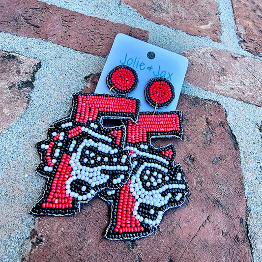 Fontainebleu High School Beaded Earrings