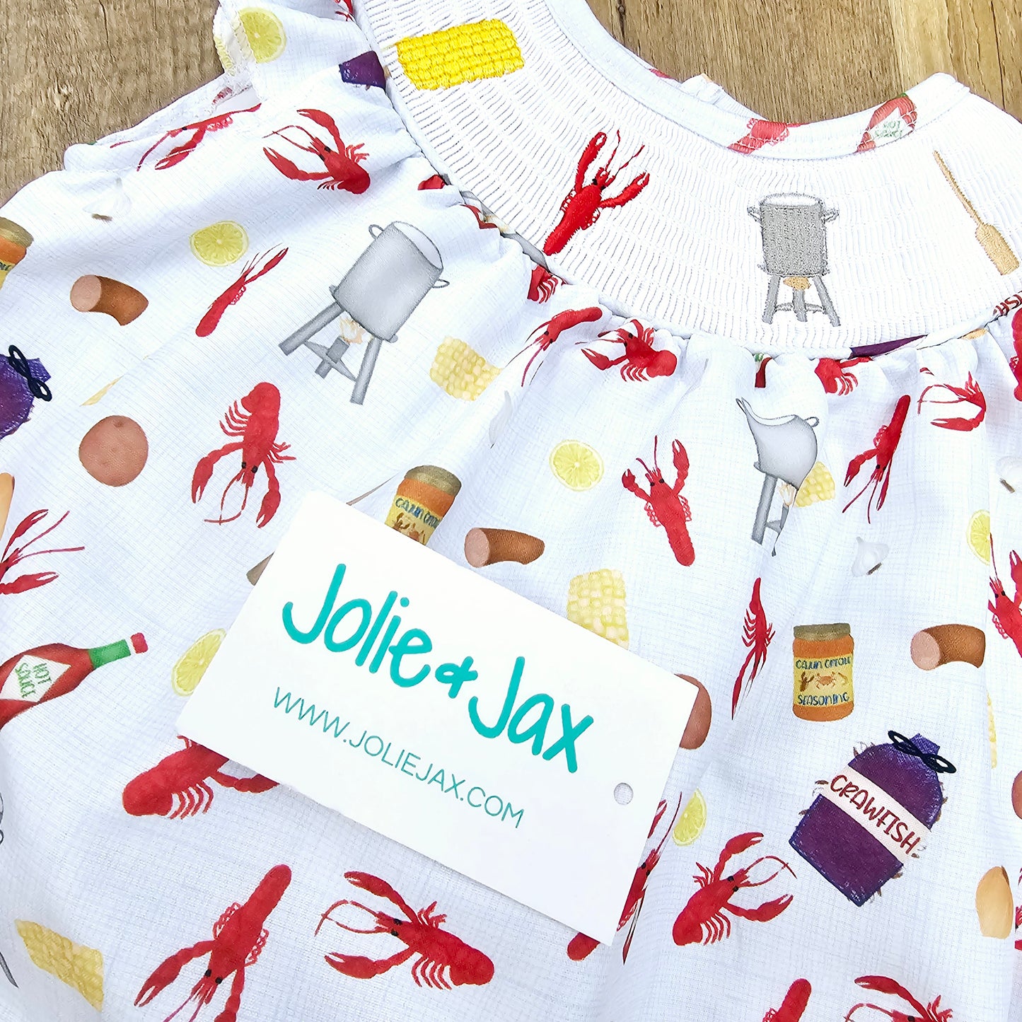 Crawfish Smocked Bubble