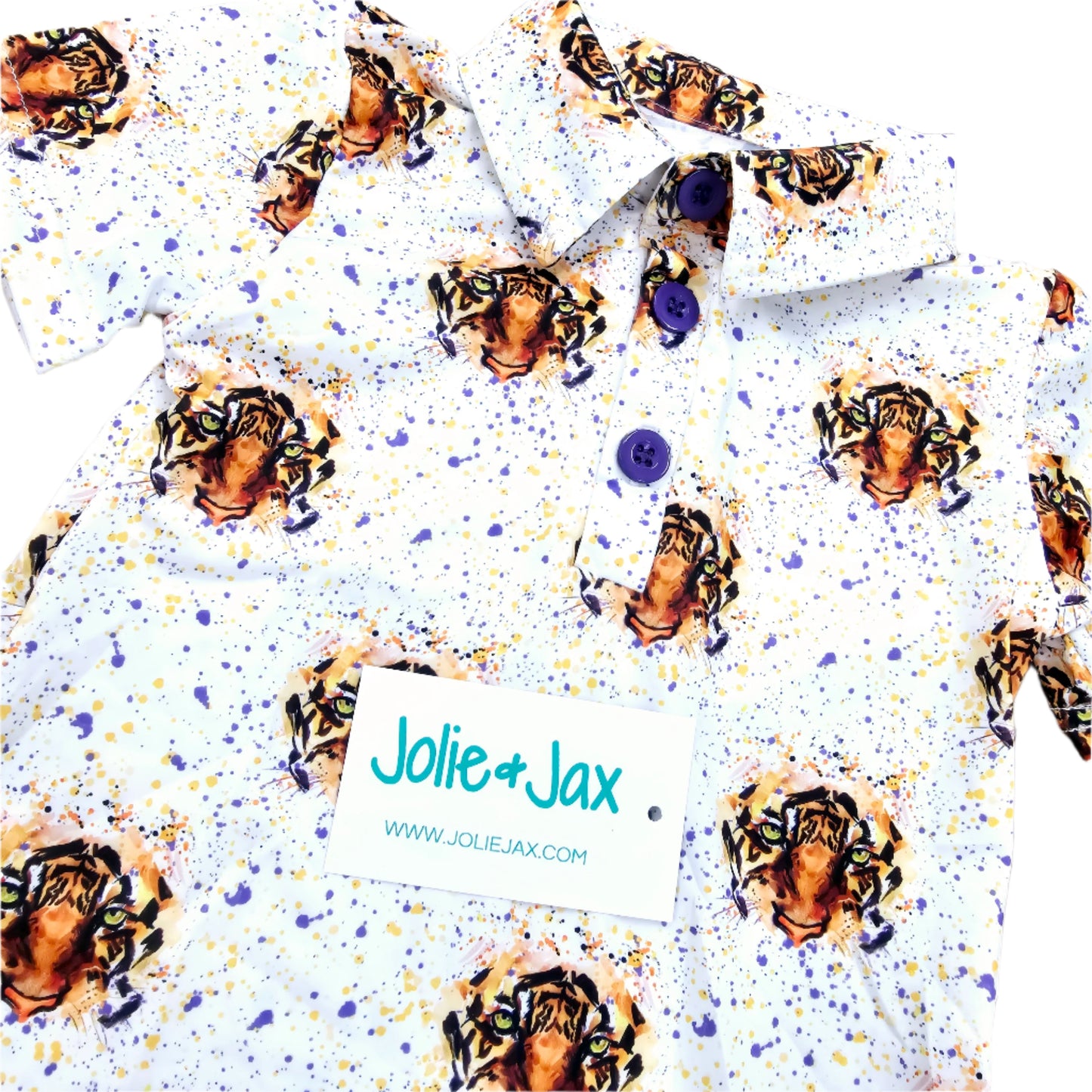 Tiger Eyes Kid's Performance Polo Shirt