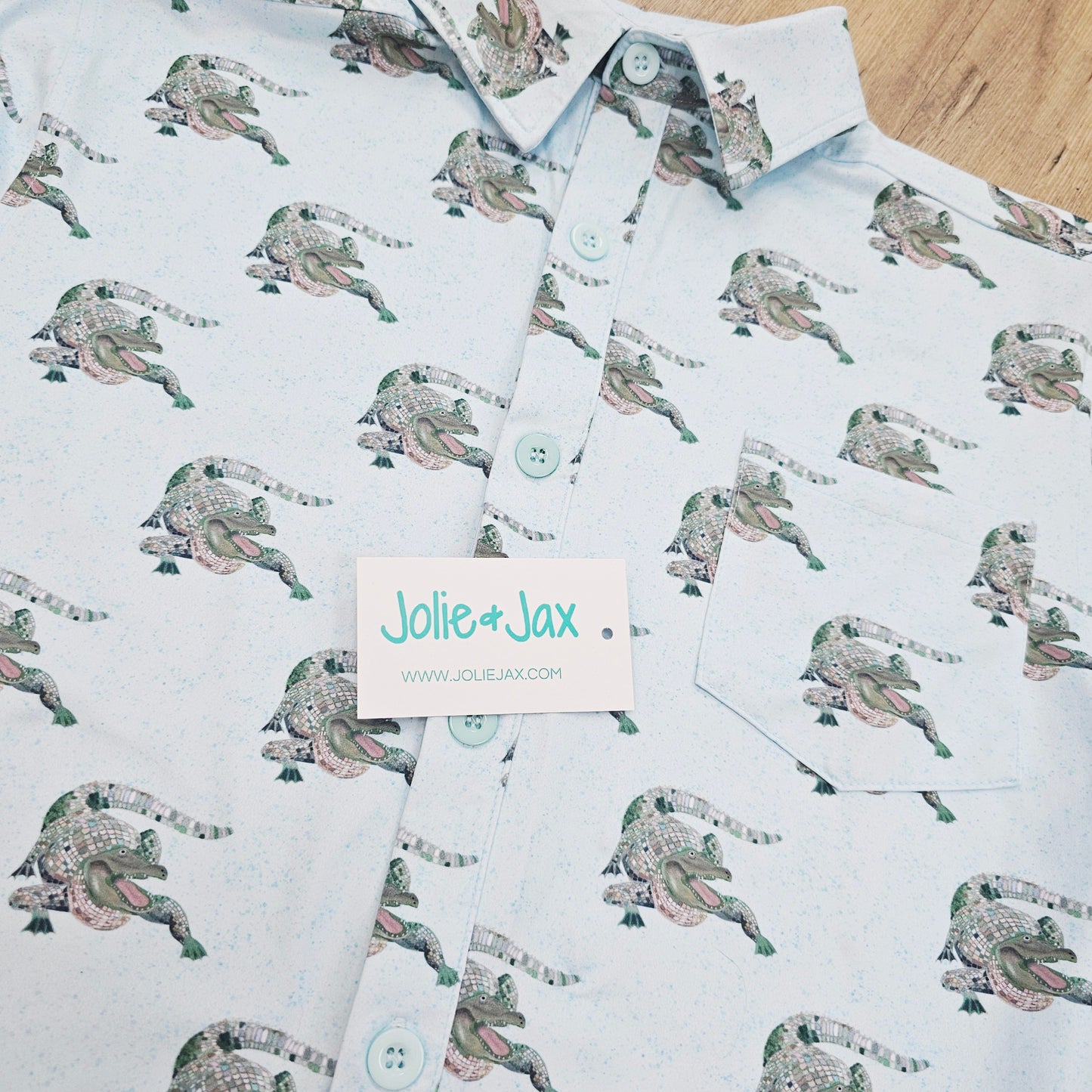 Alligator Adult Button Down Shirt