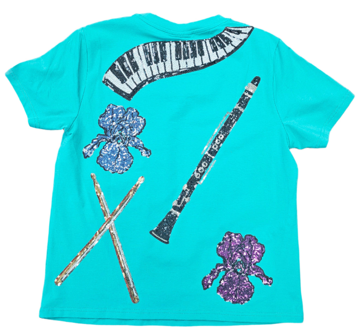 Jazz Iris Sequined Instruments Shirt