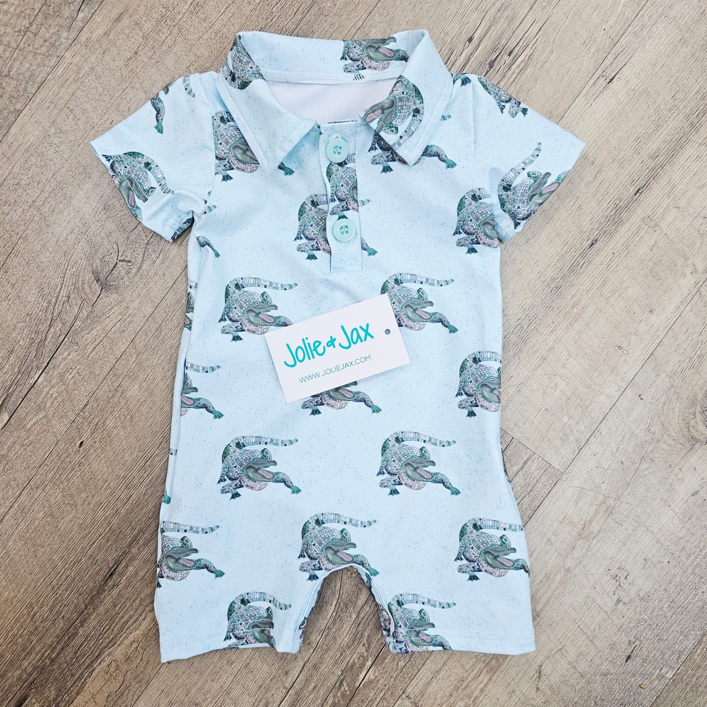 Alligator Polo Romper