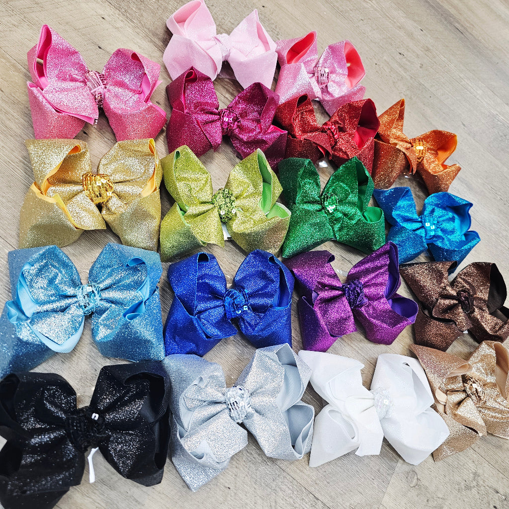 Glitter Hair Bow