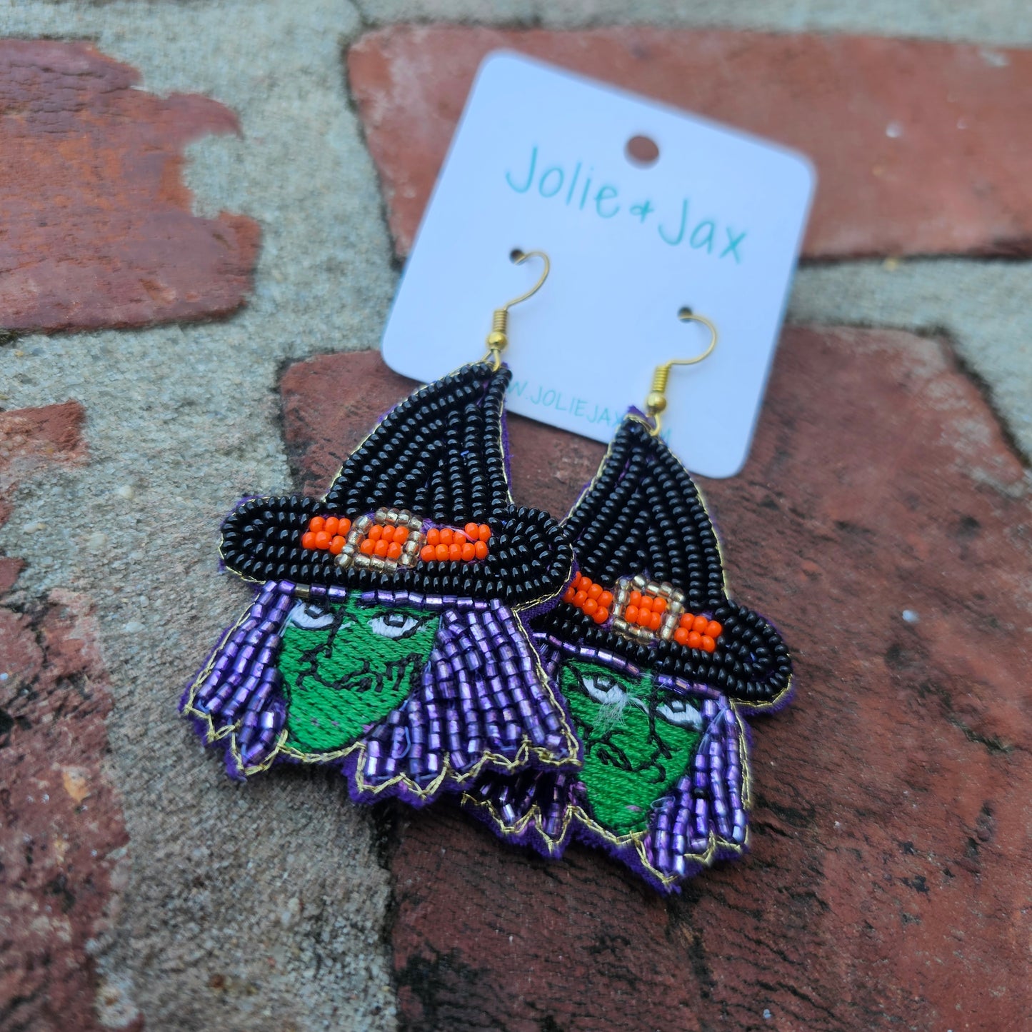 Witch Please Seed Bead Earrings