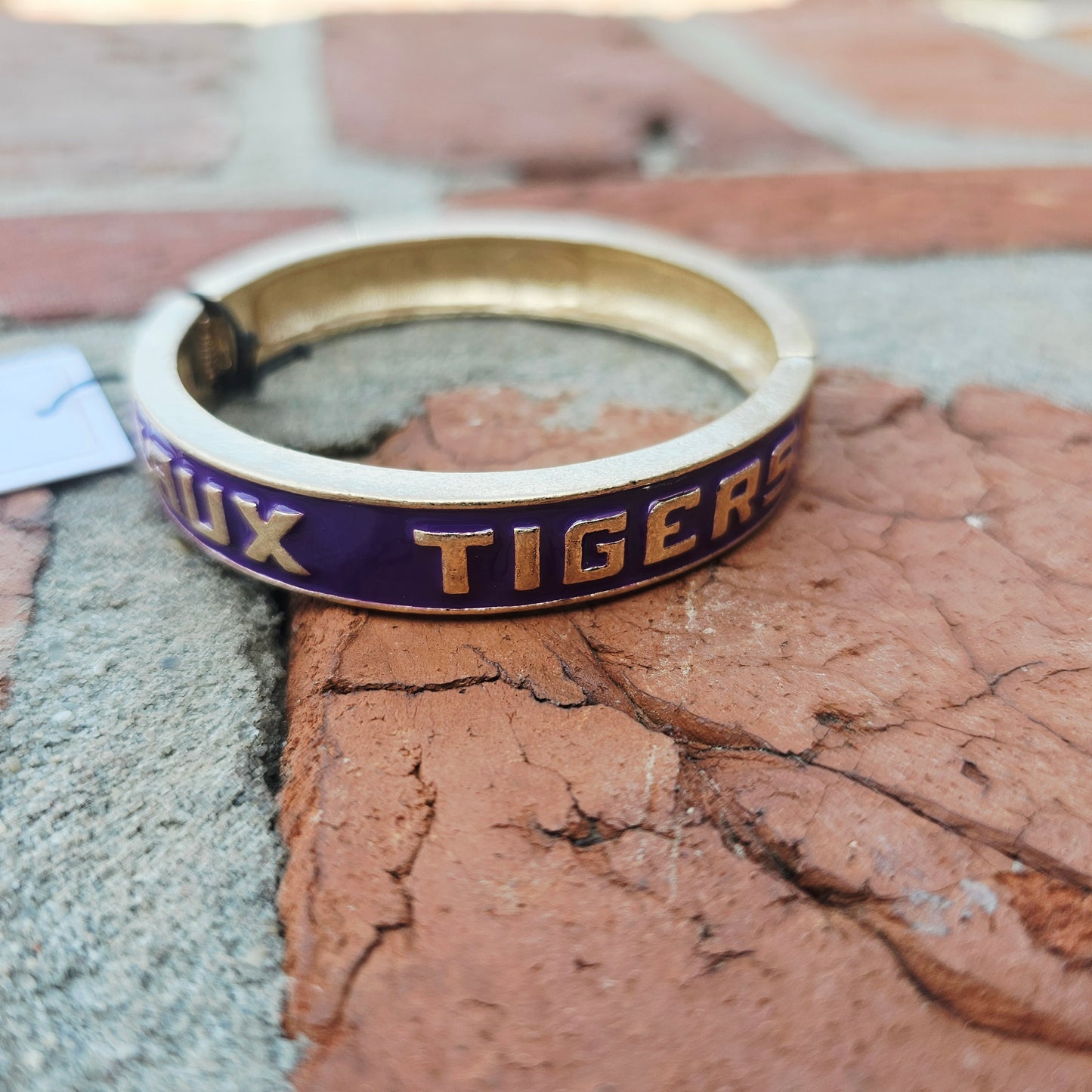 LSU Tigers Enamel Hinge Bangle (Licensed)