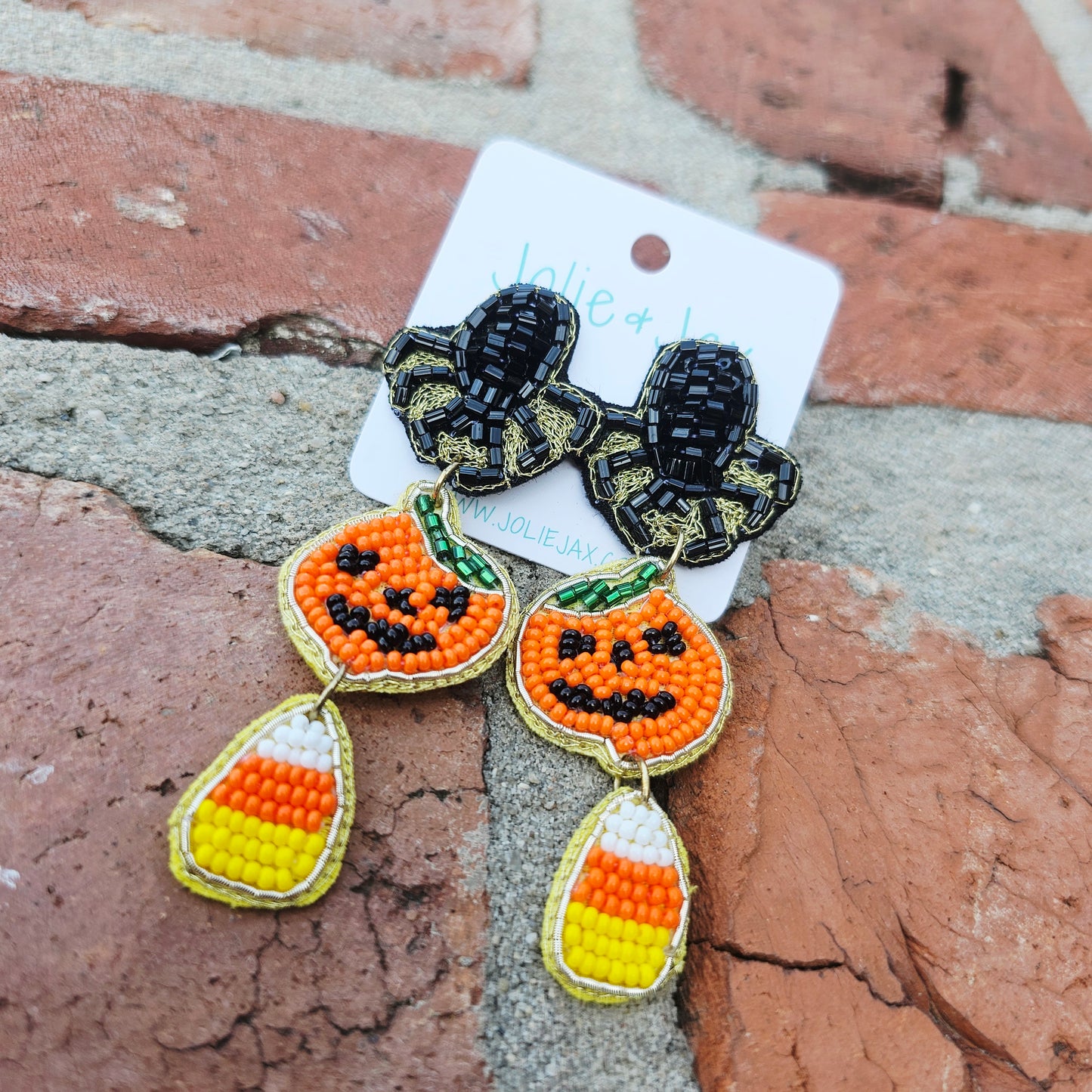 Halloween Trio Seed Bead Earrings