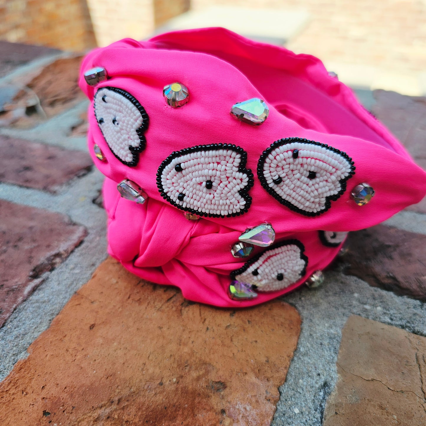 Hot Pink Ghost Headband