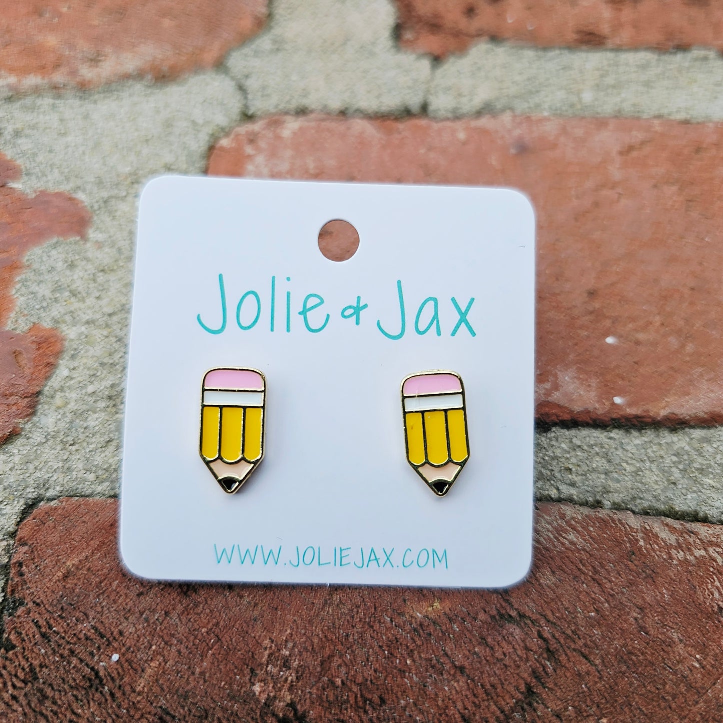 Pencil Stud Earrings