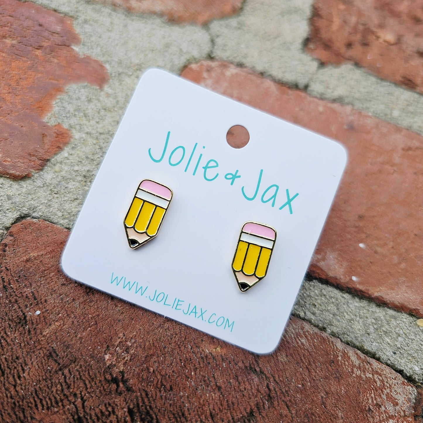 Pencil Stud Earrings