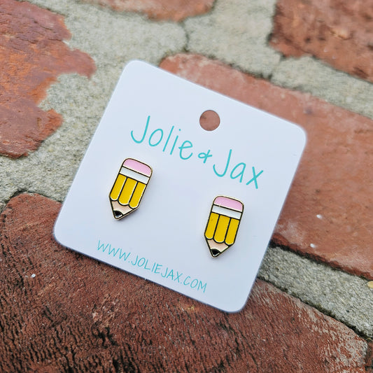 Pencil Stud Earrings