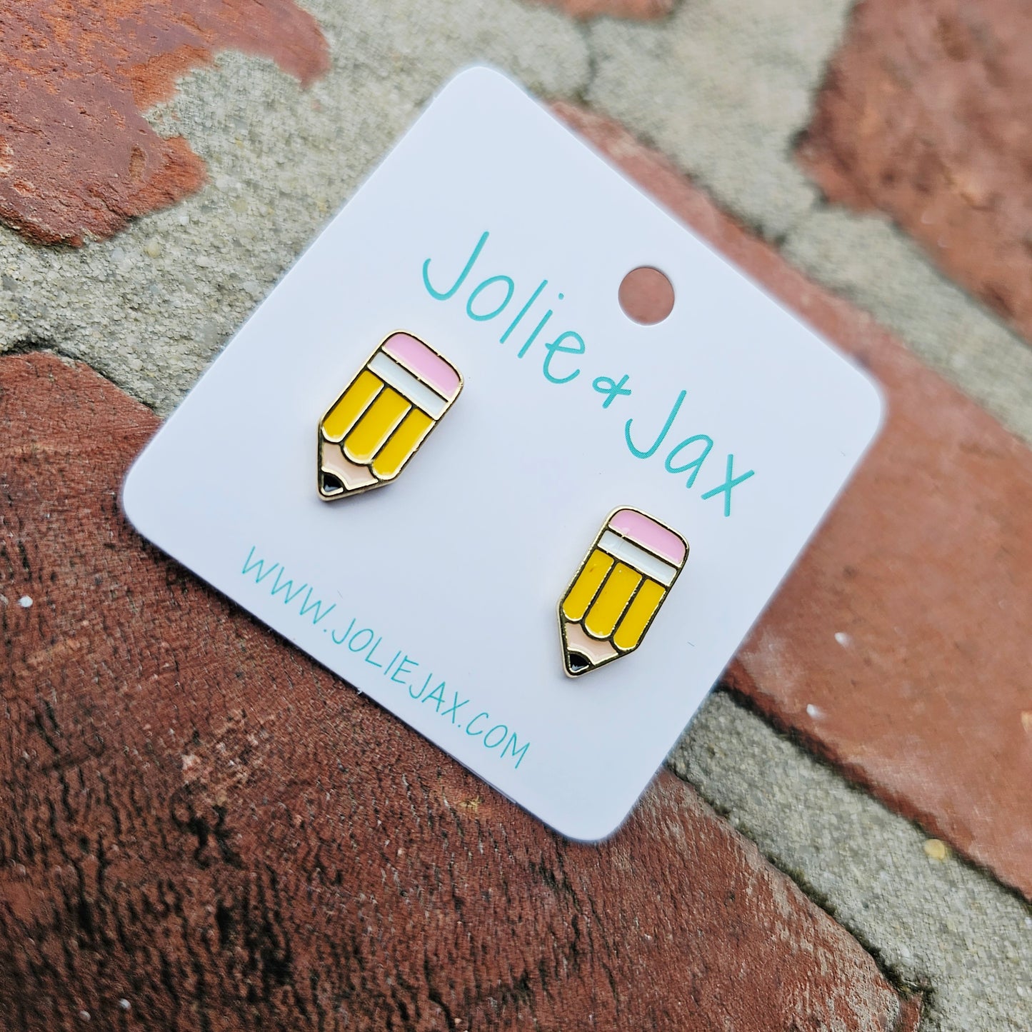 Pencil Stud Earrings