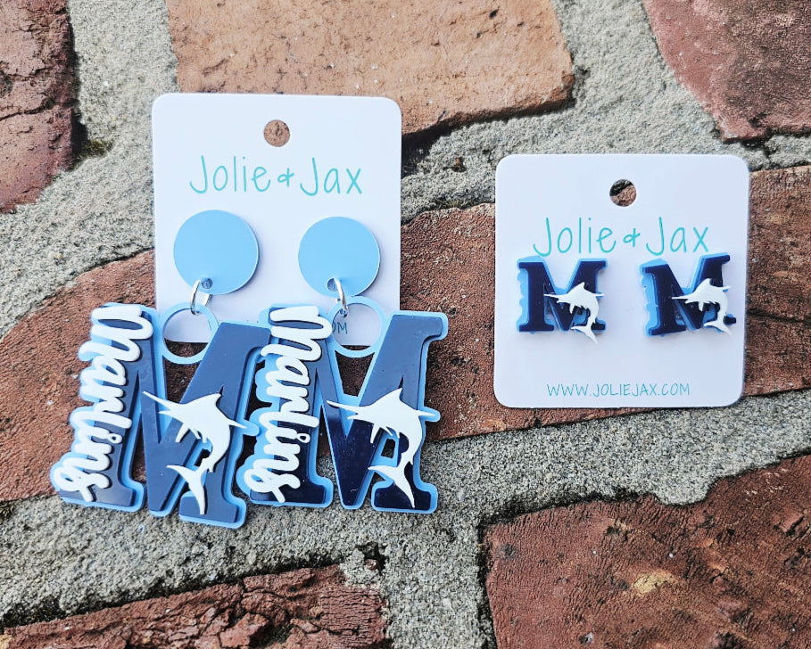 marlins 
Monteleone Junior High Earrings
