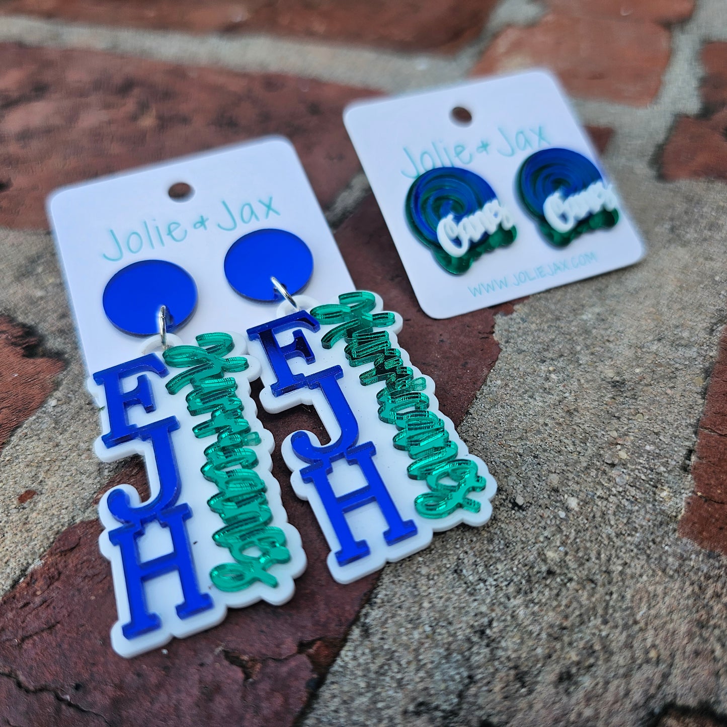 Fontainebleau Junior High Acrylic Earrings