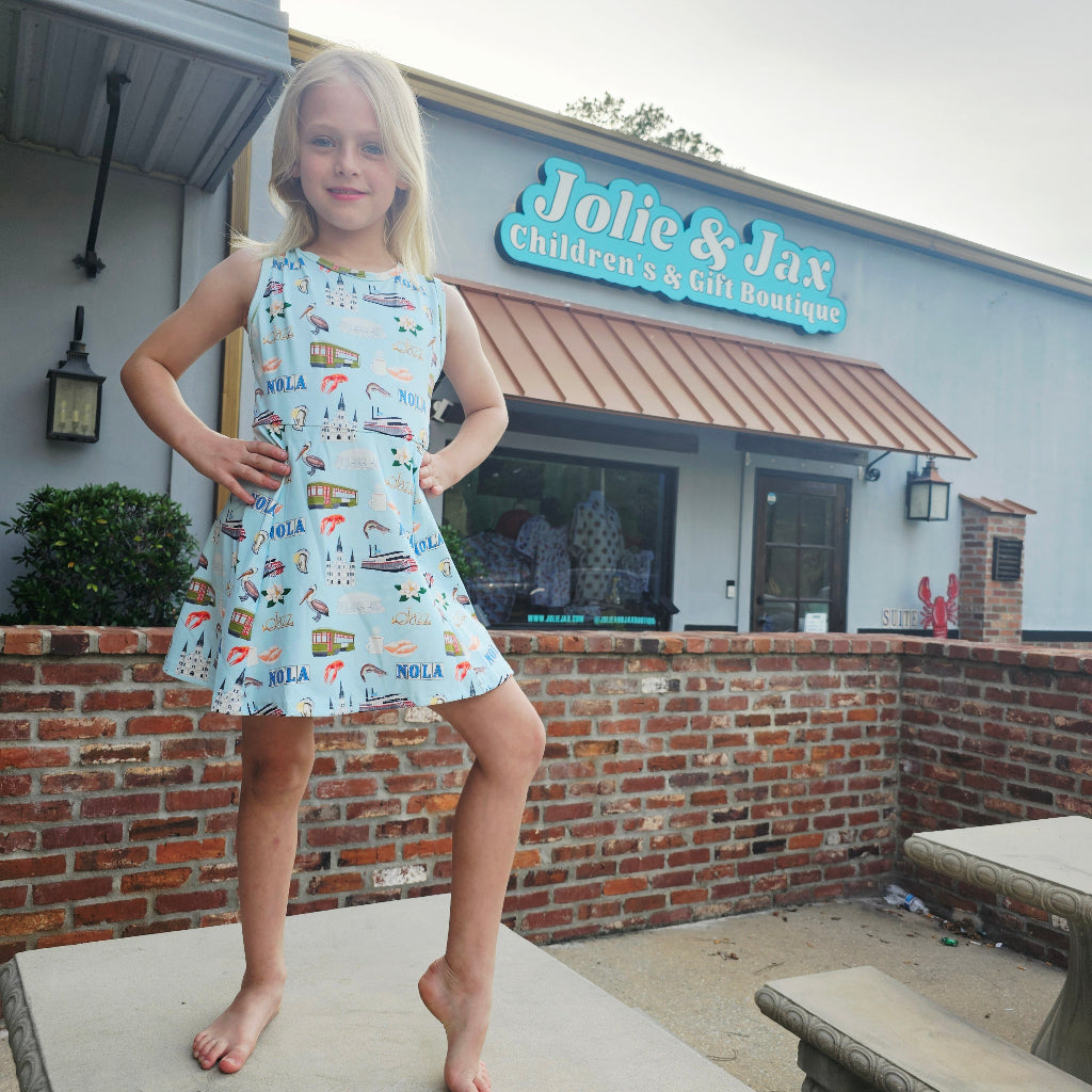 NOLA ICON yoga skirted romper