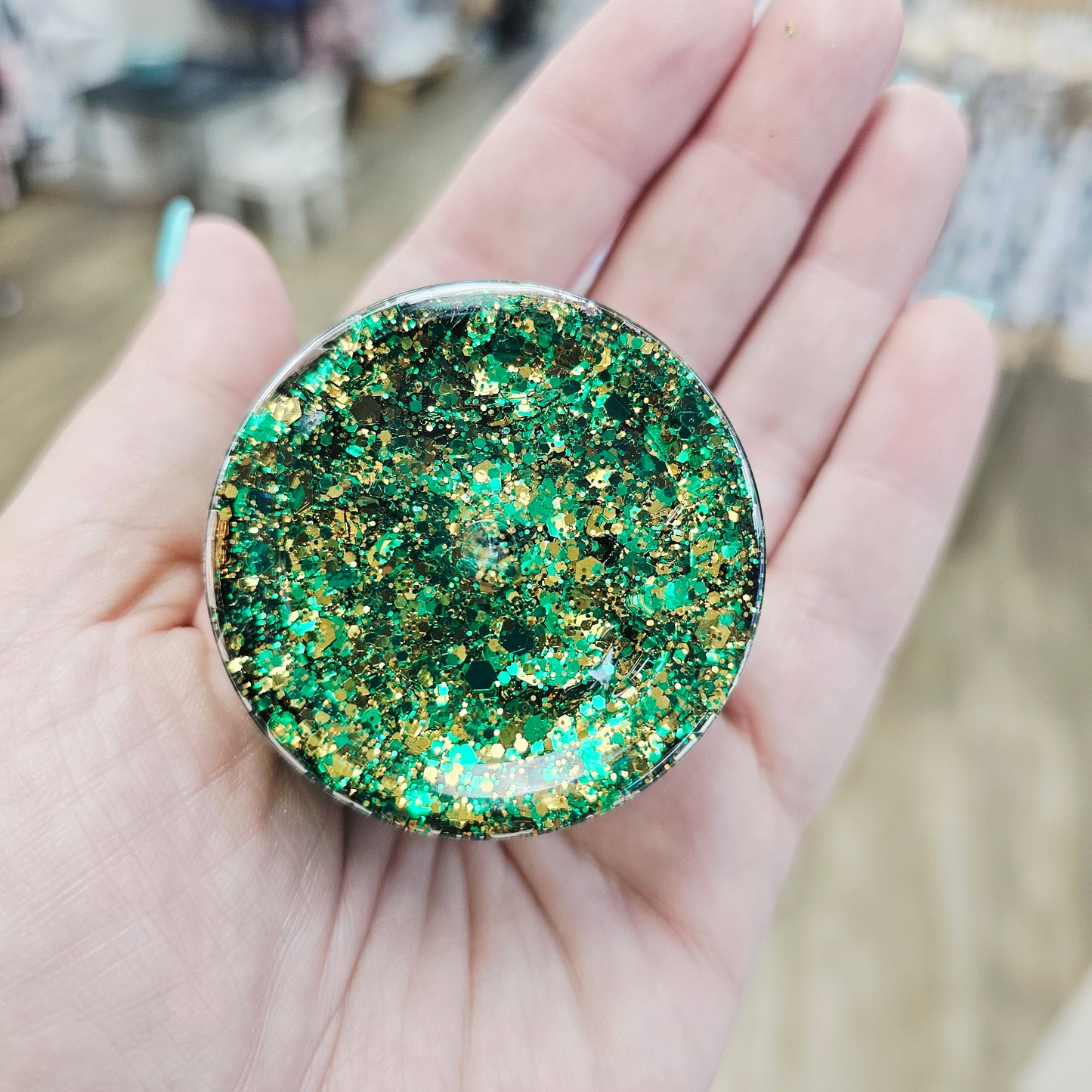 Green & Gold Face / Body Glitter