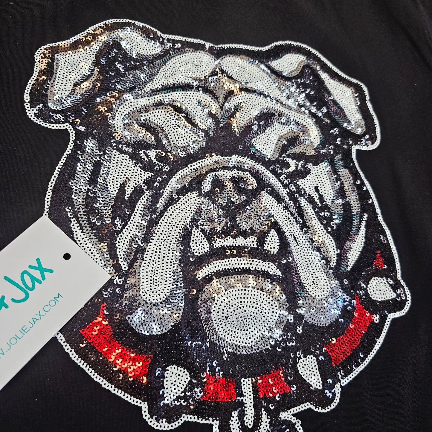 Sequin Bulldog Shirt