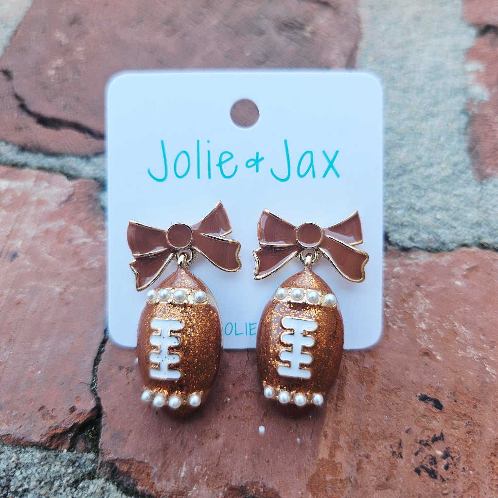 Football earrings