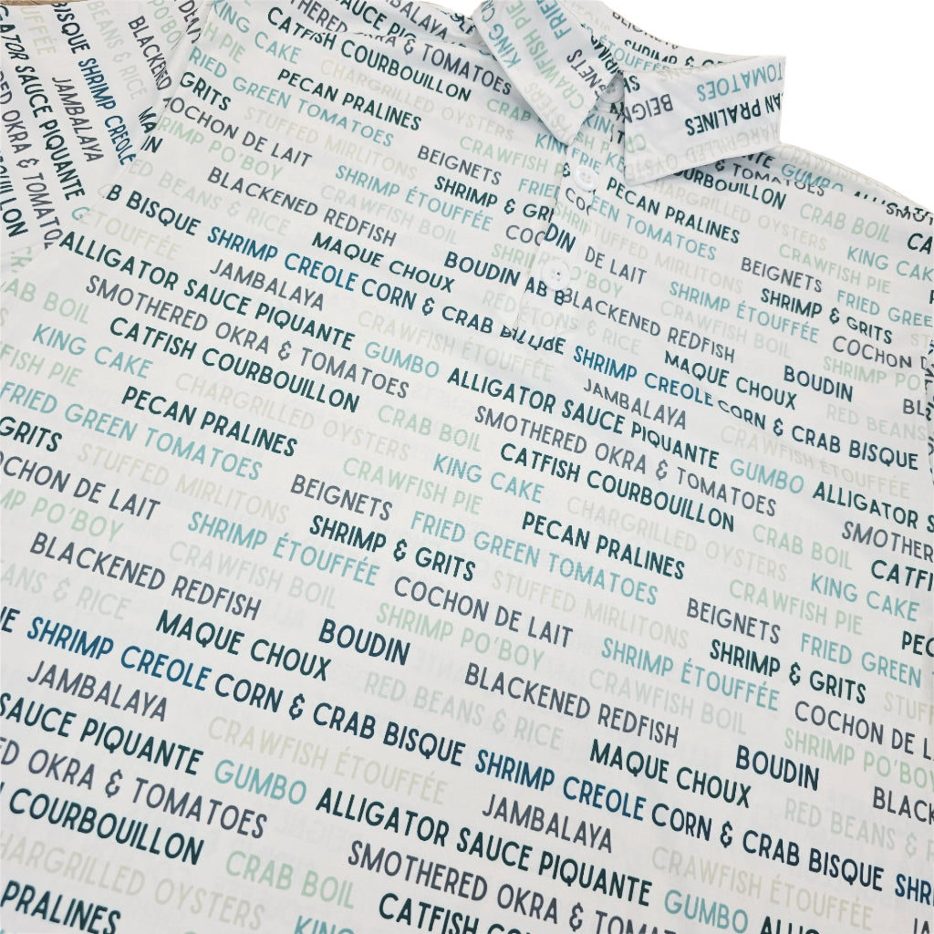 Cajun Menu Polo Adult Shirt