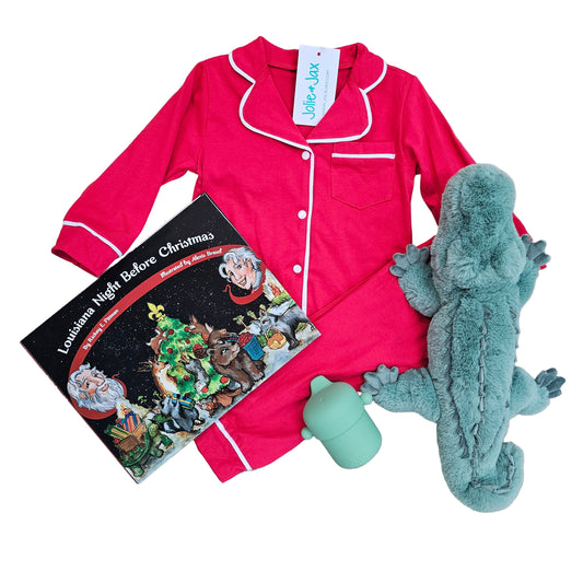 Red Cotton Lounge Set