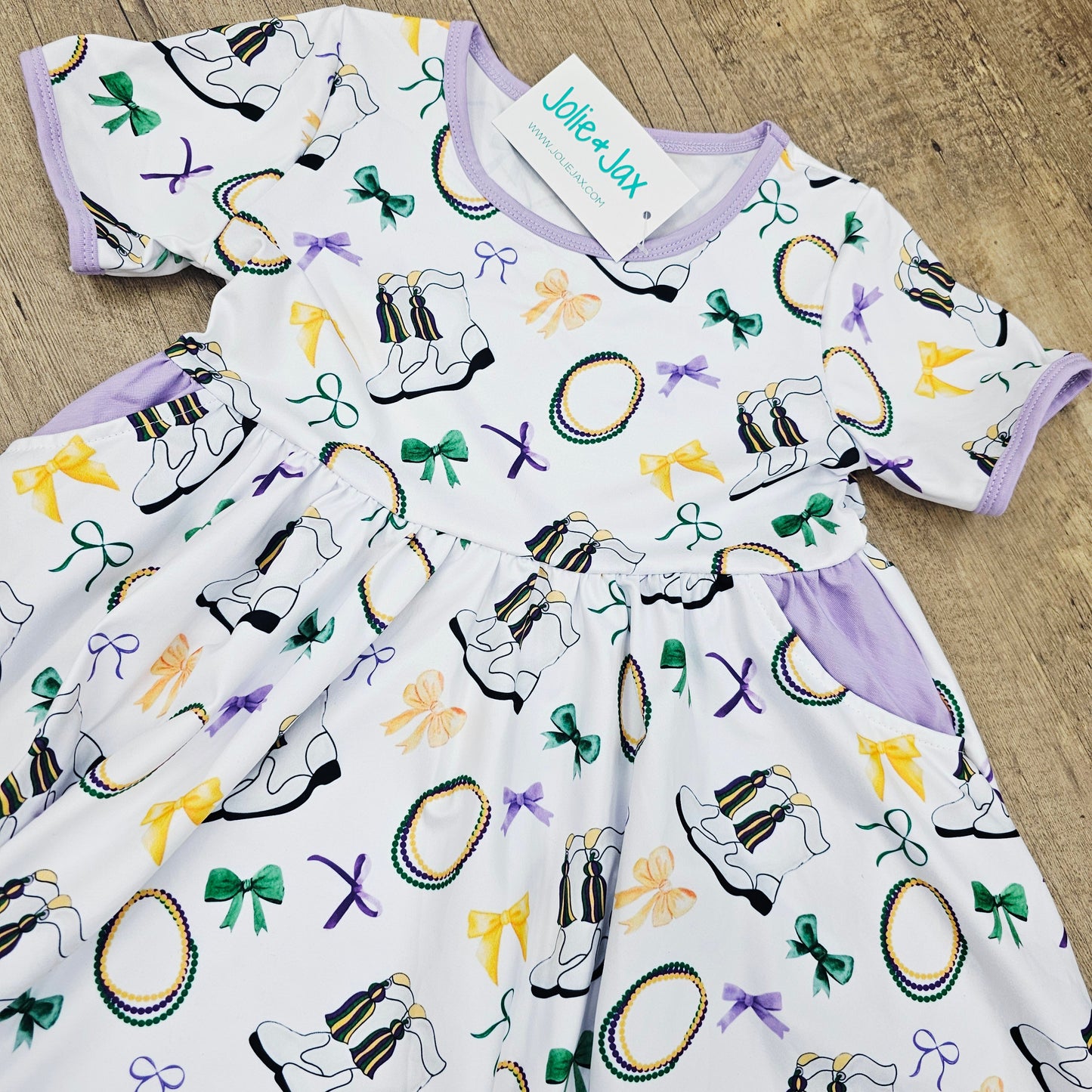 Boots and Bows Twirl Dress