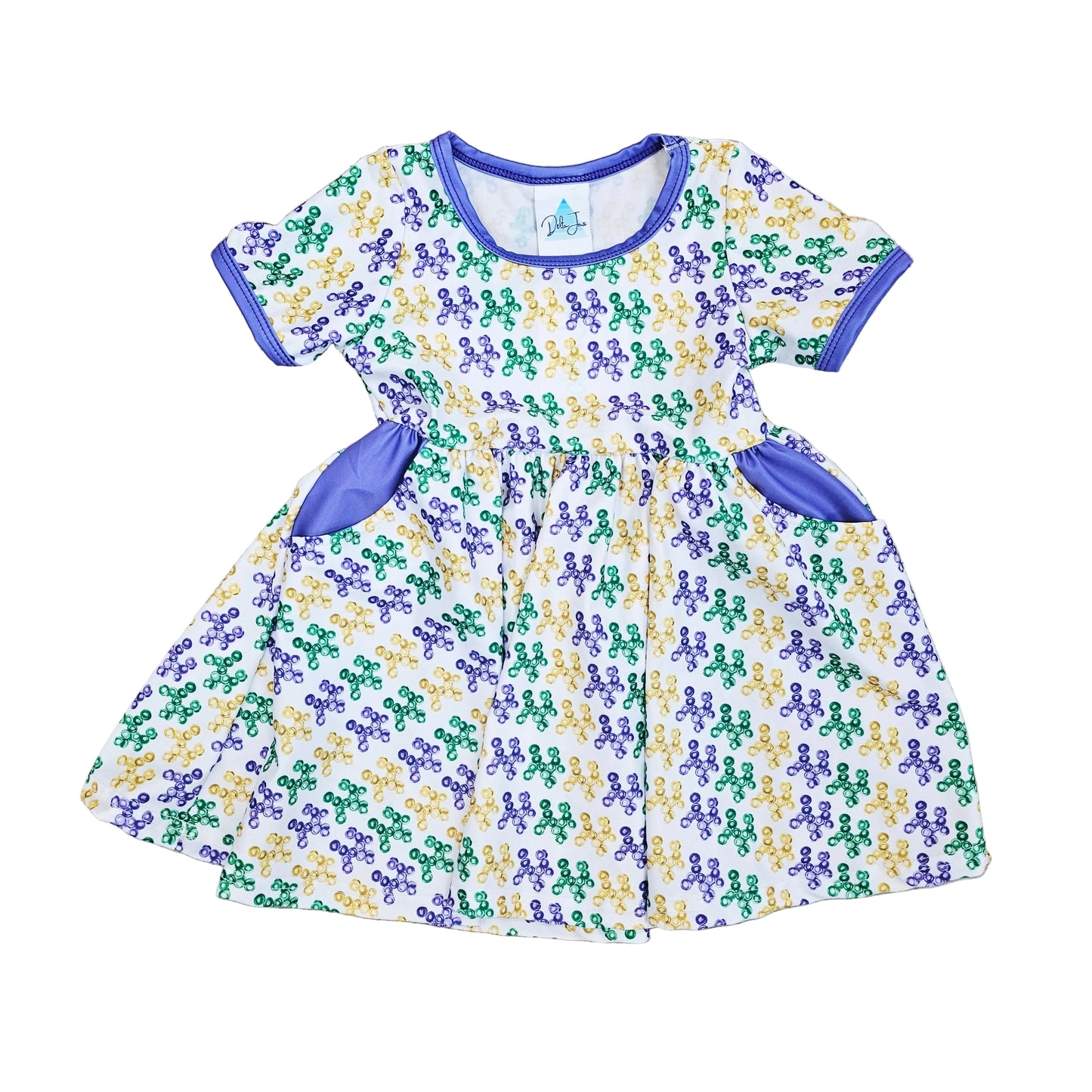 Bead Dog Mardi Gras Dress