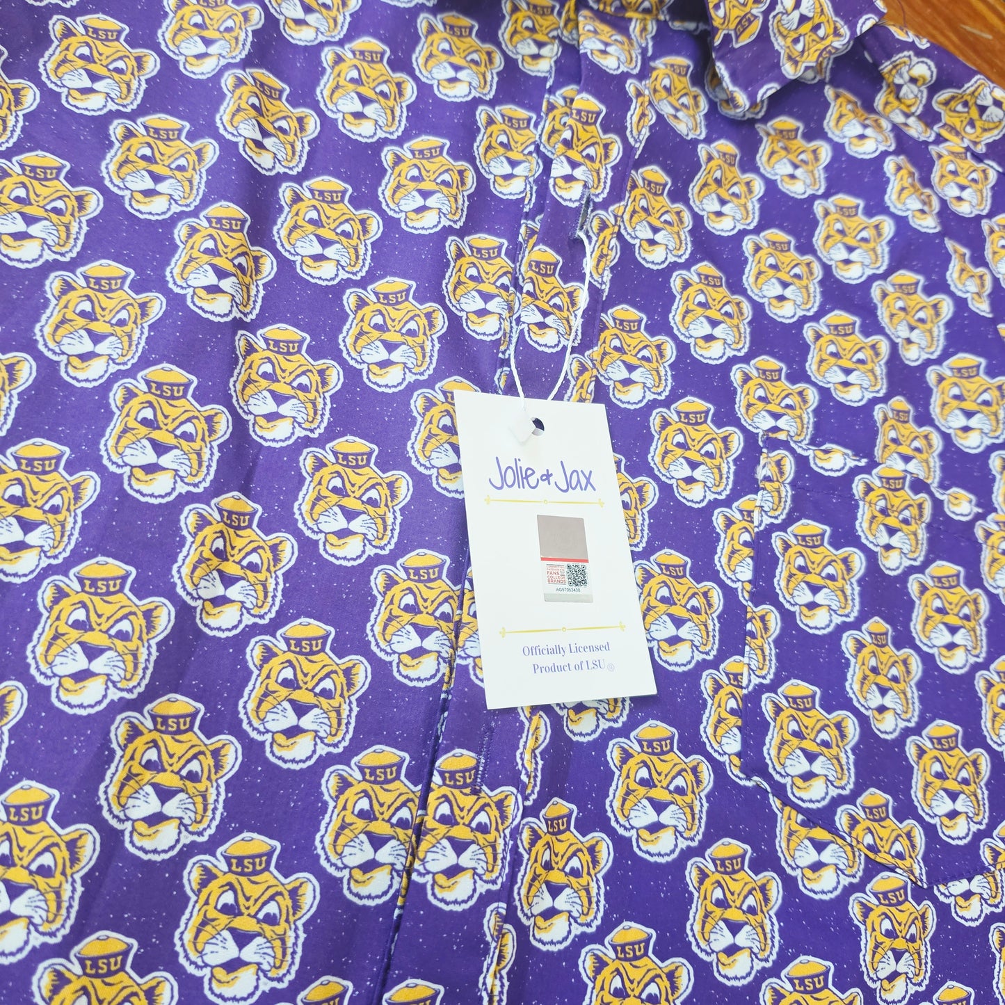 LSU Sailor Mike Button Down (officially licensed)