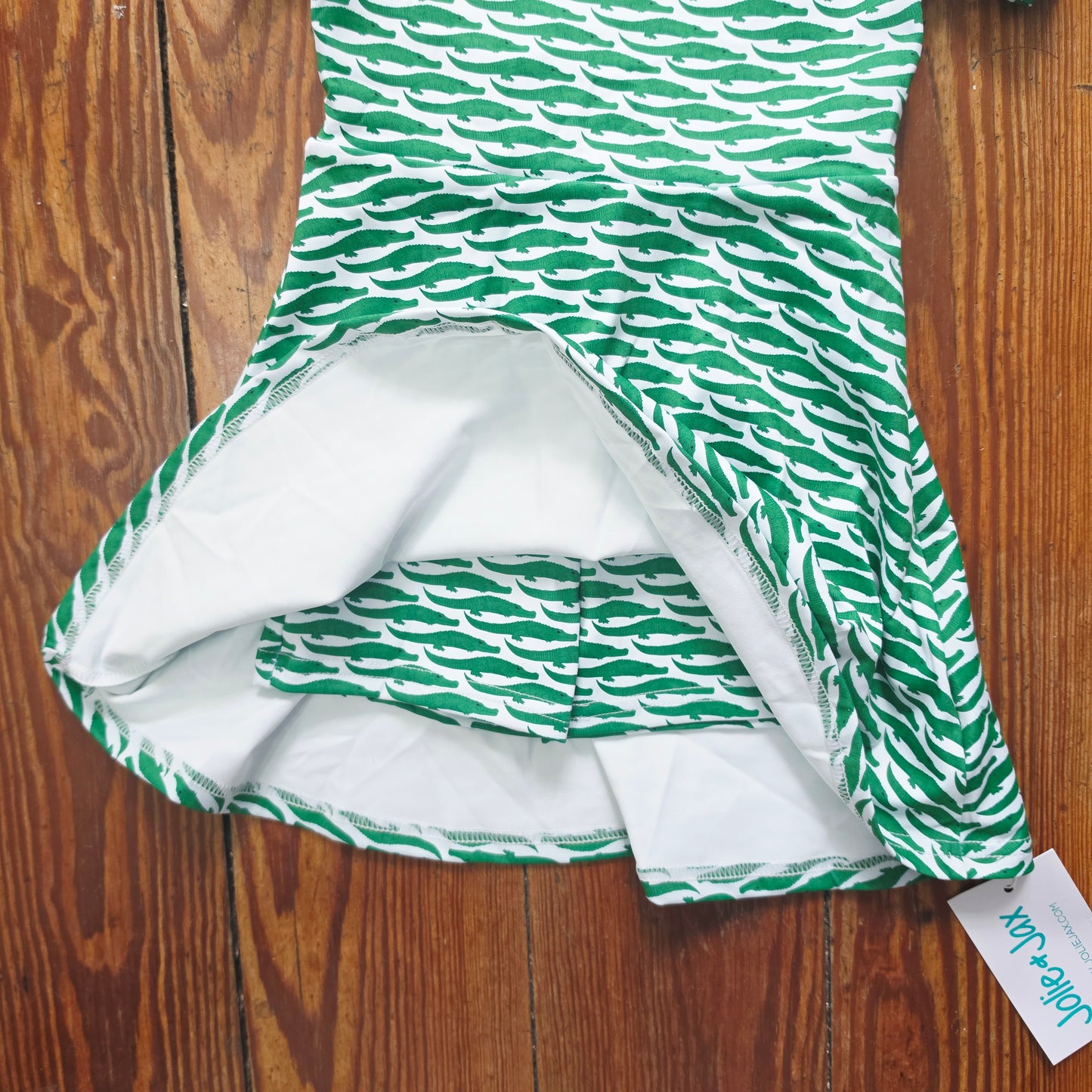 Alligator Yoga Skirted Romper