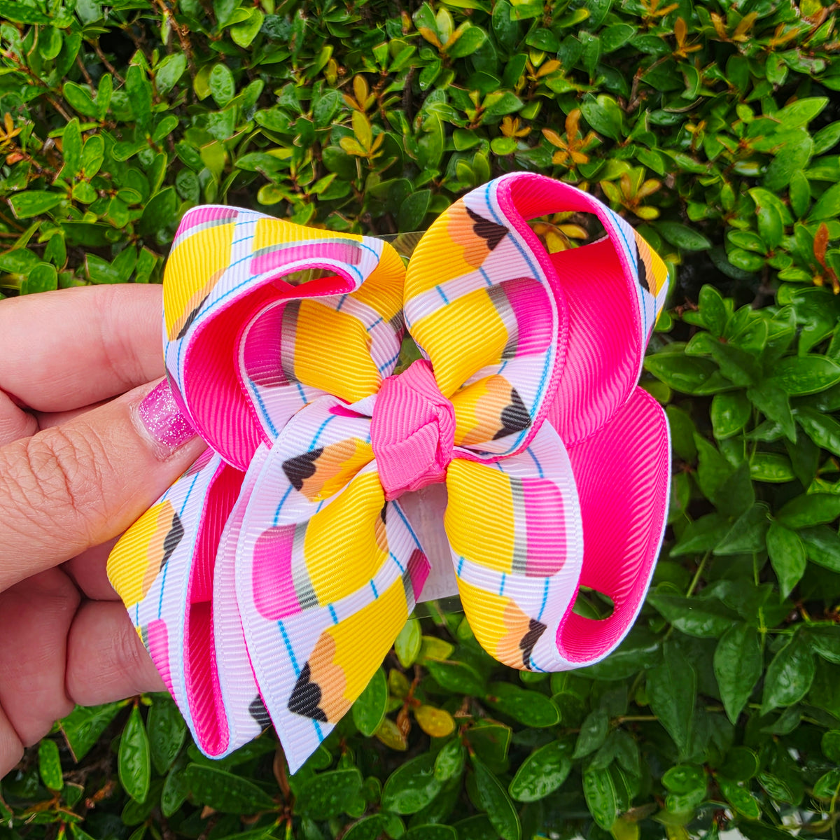 Pencil Hair Bow