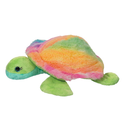 sea turtle plush rainbw colors