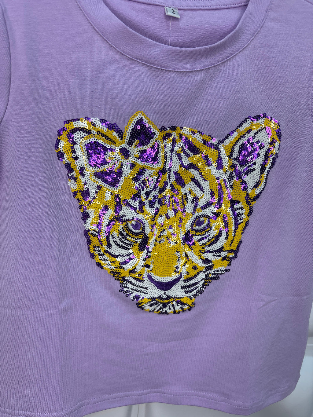 Kid's Tiger Sequin Shirt