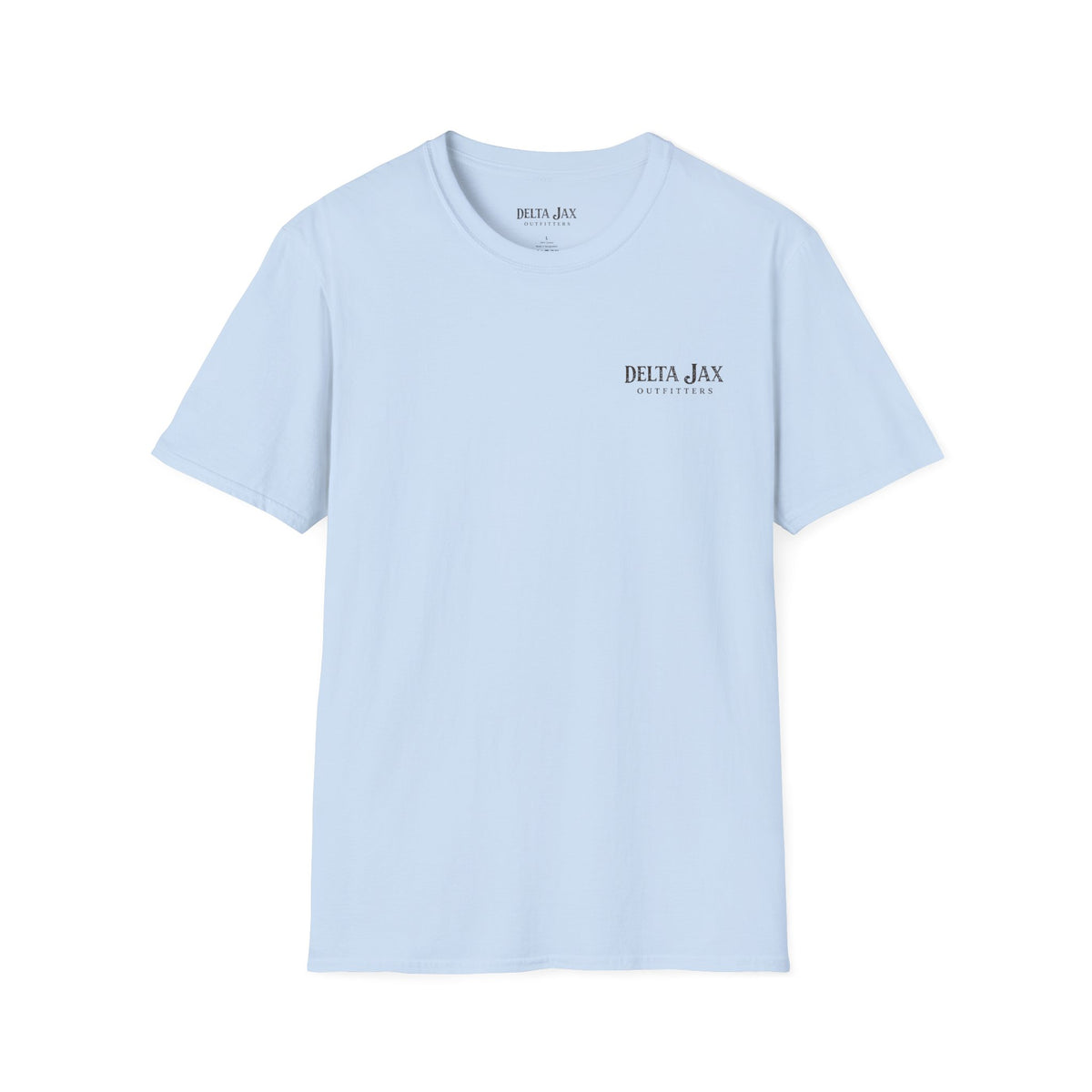T-Shirt — Minimal 'Delta Jax Outfitters' Logo Tee | Casual Everyday Comfort