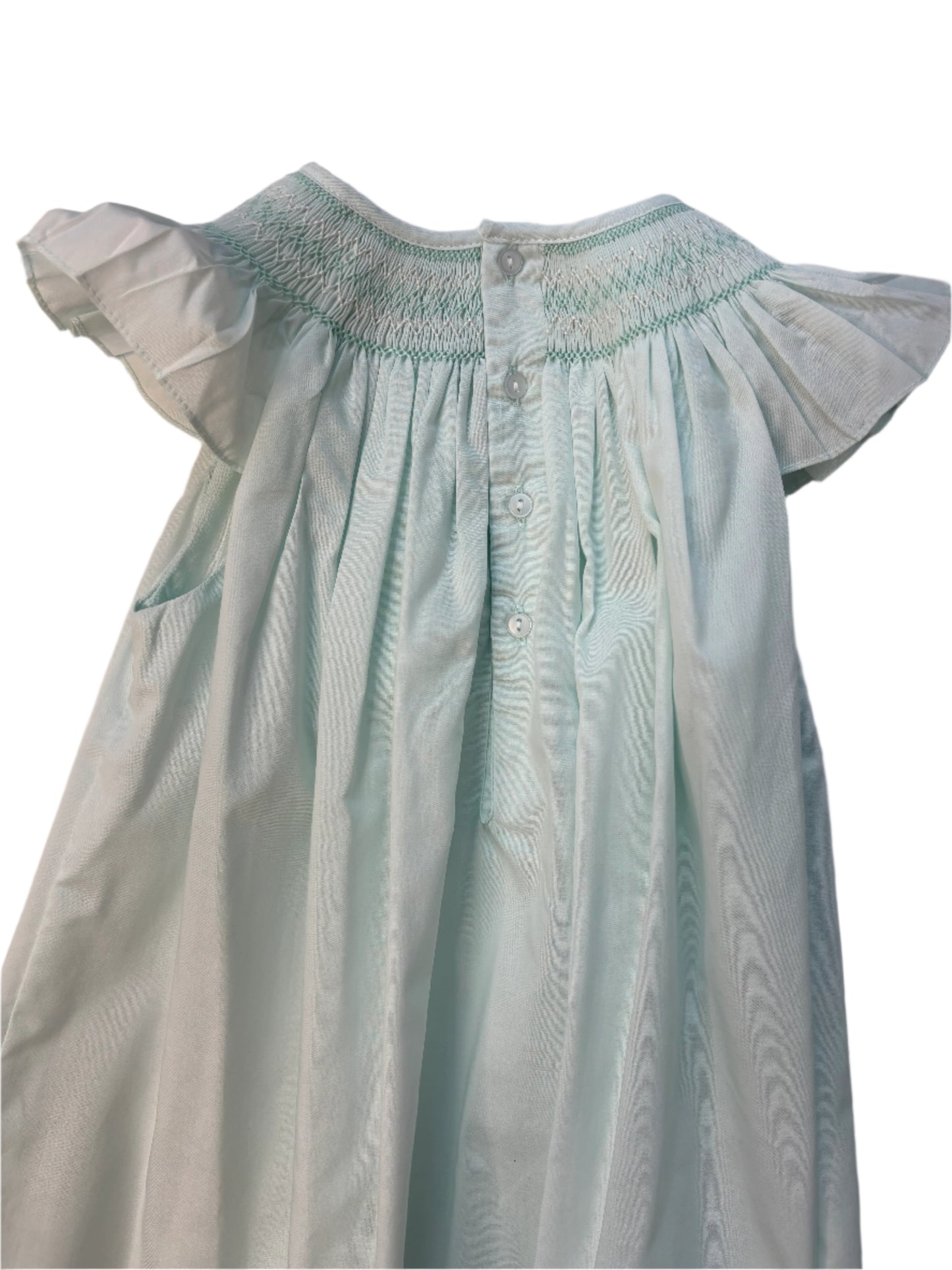 Mint Green Smocked Dress