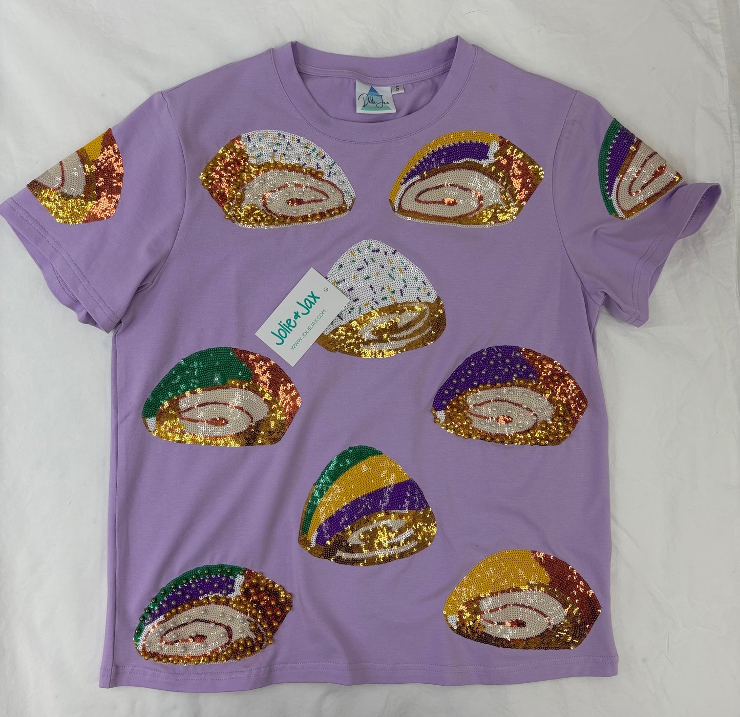 Sequin King Cake Adult Shirt