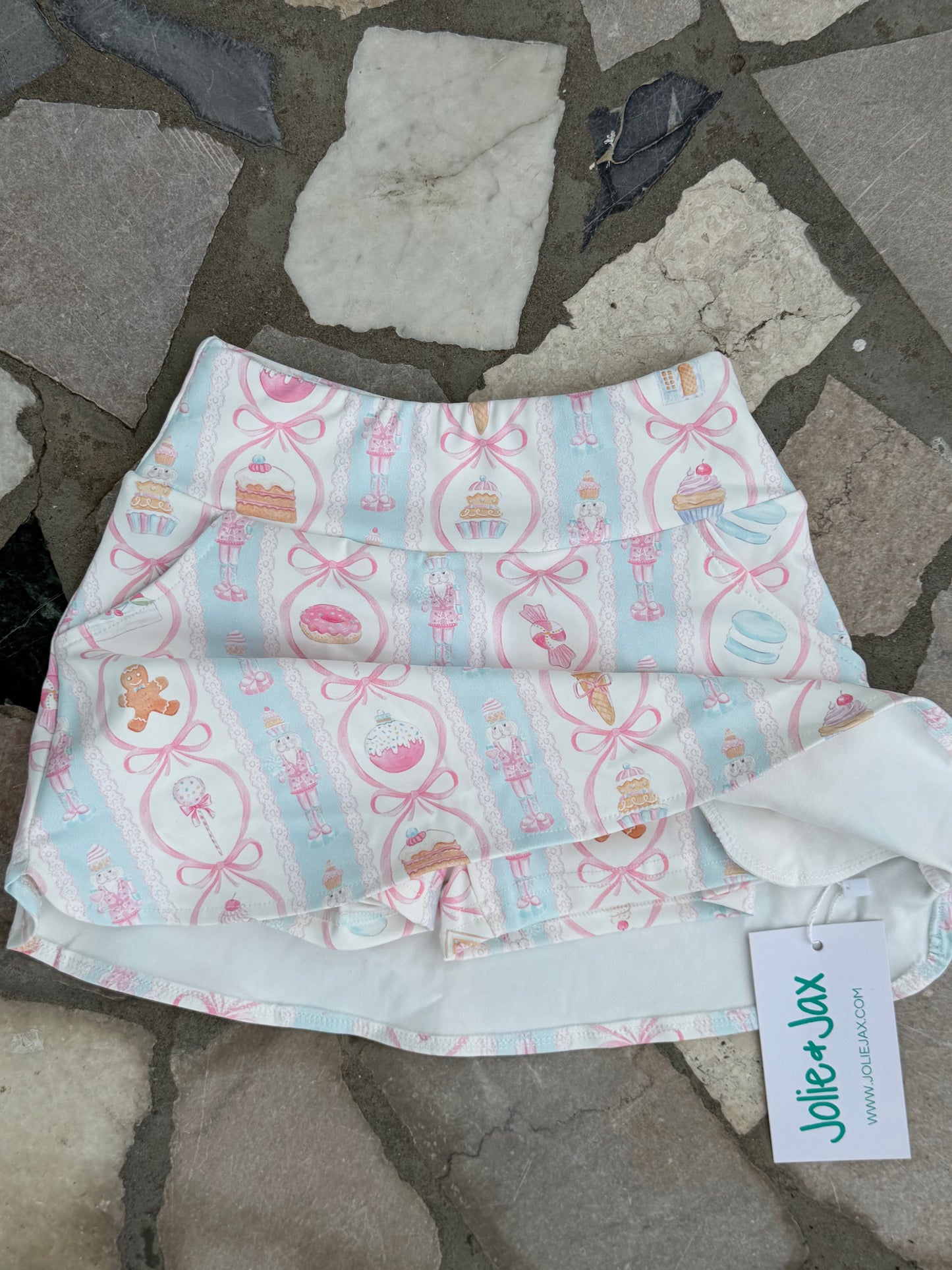 Nutcracker Grandmillenial Skort with Pockets