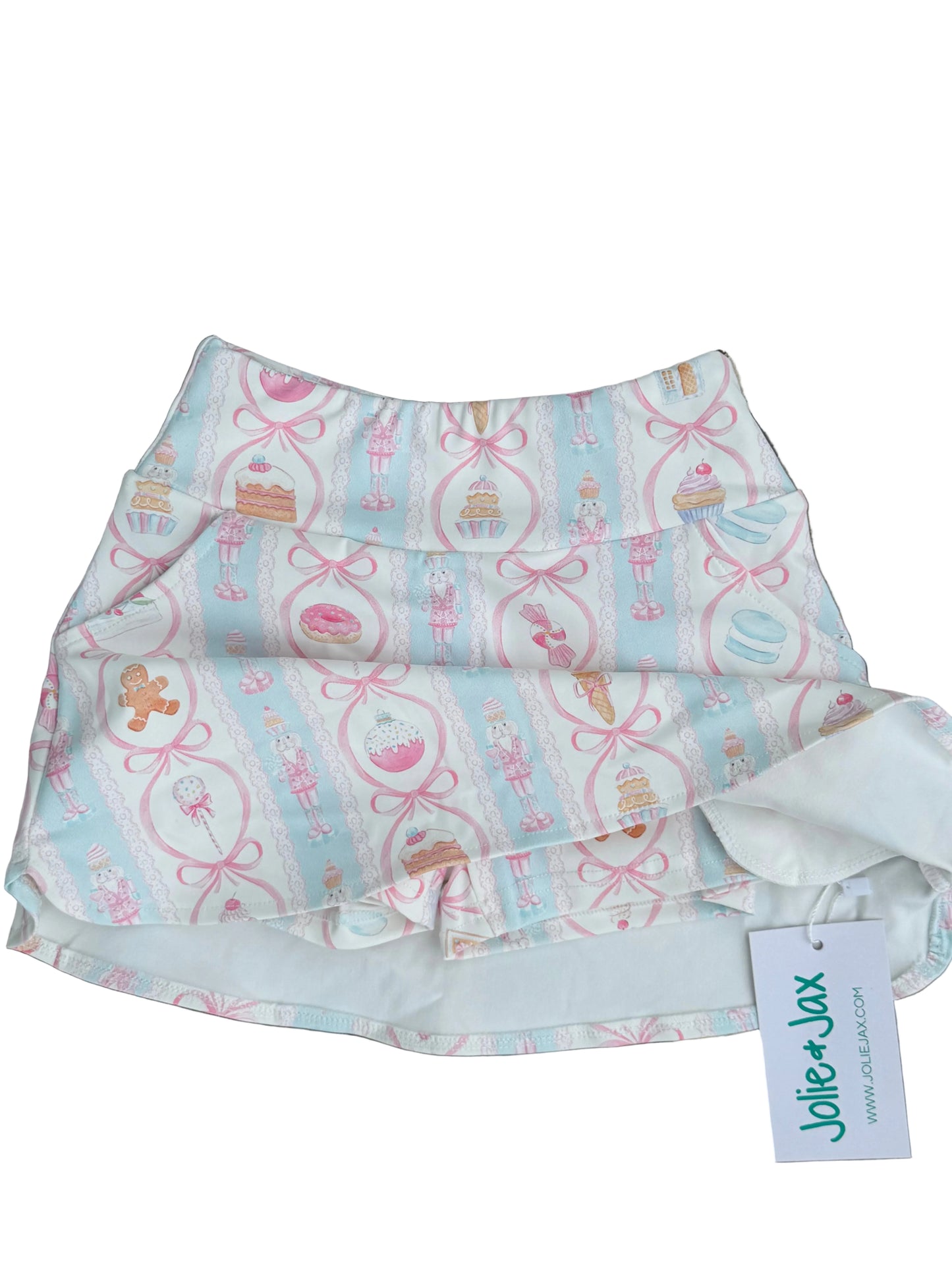 Nutcracker Grandmillenial Skort with Pockets