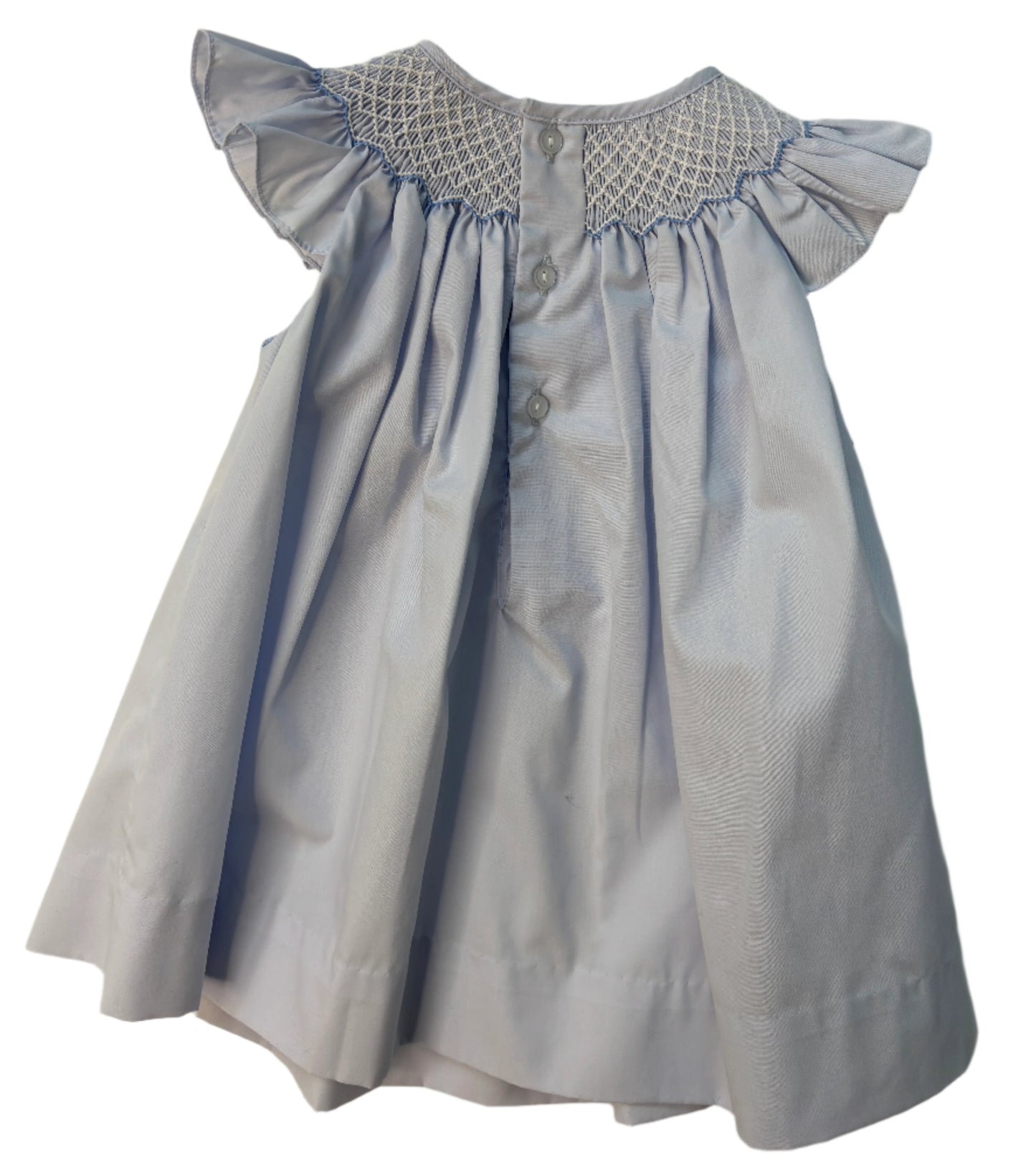 Baby Blue Smocked Dress