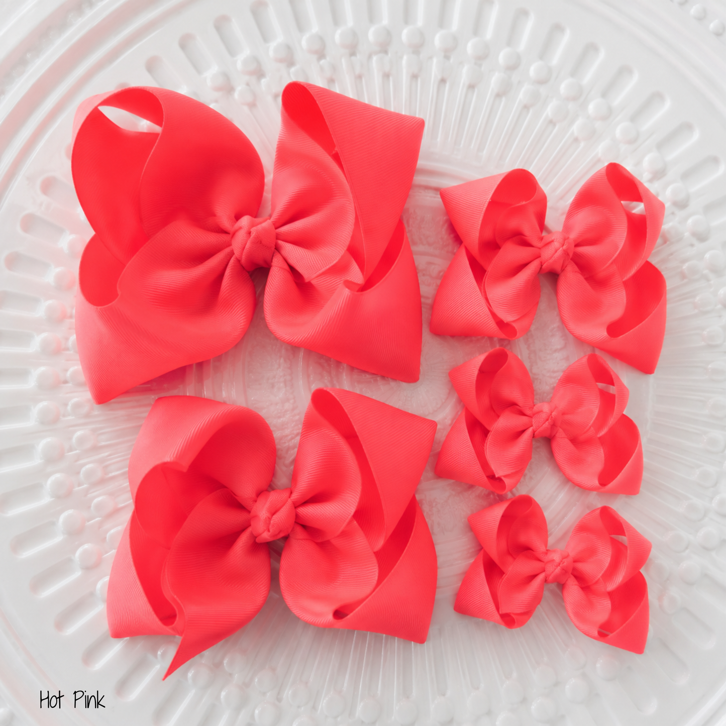 Pink Hair Bows