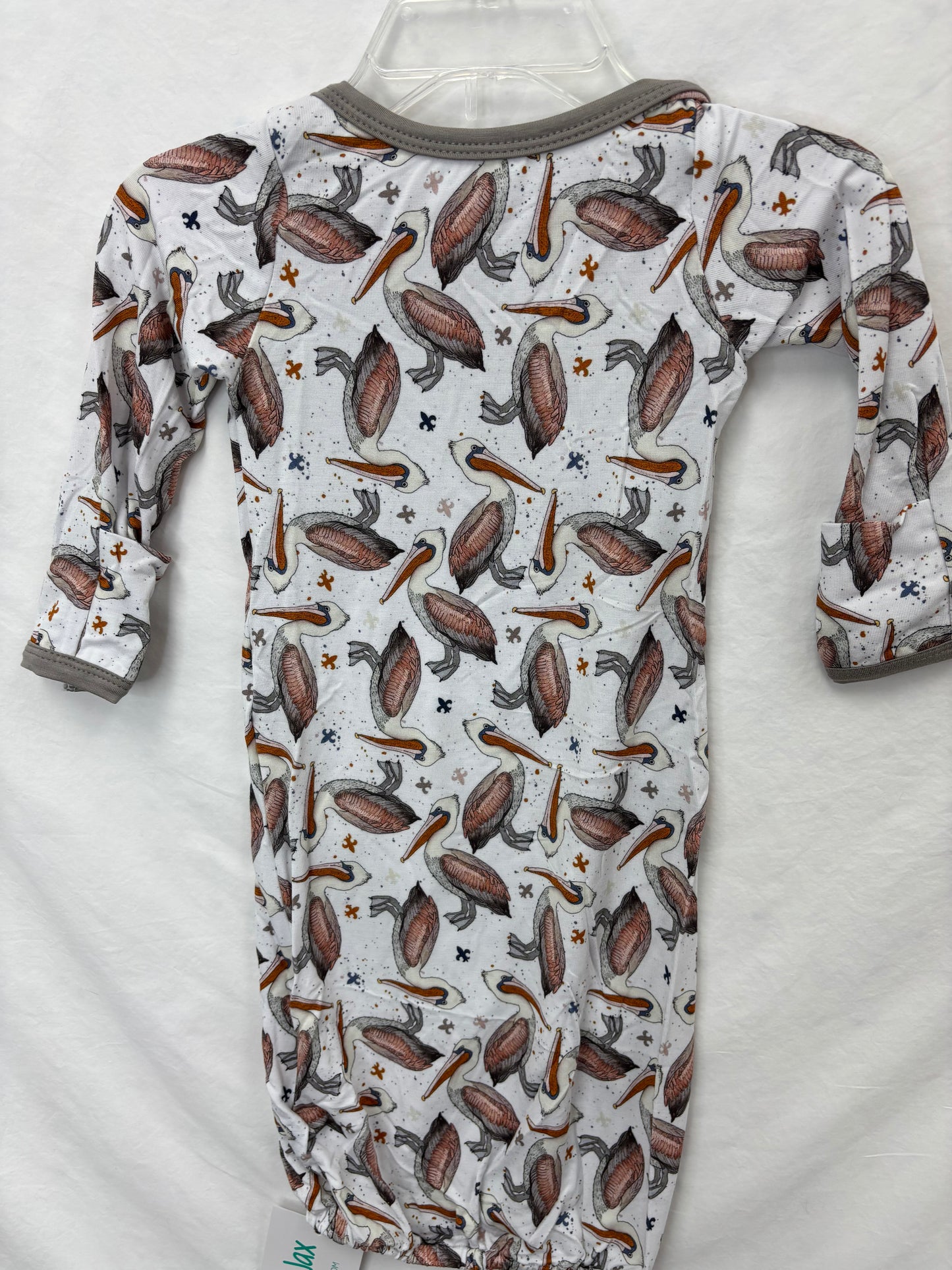 Pelican Bamboo Baby Gown