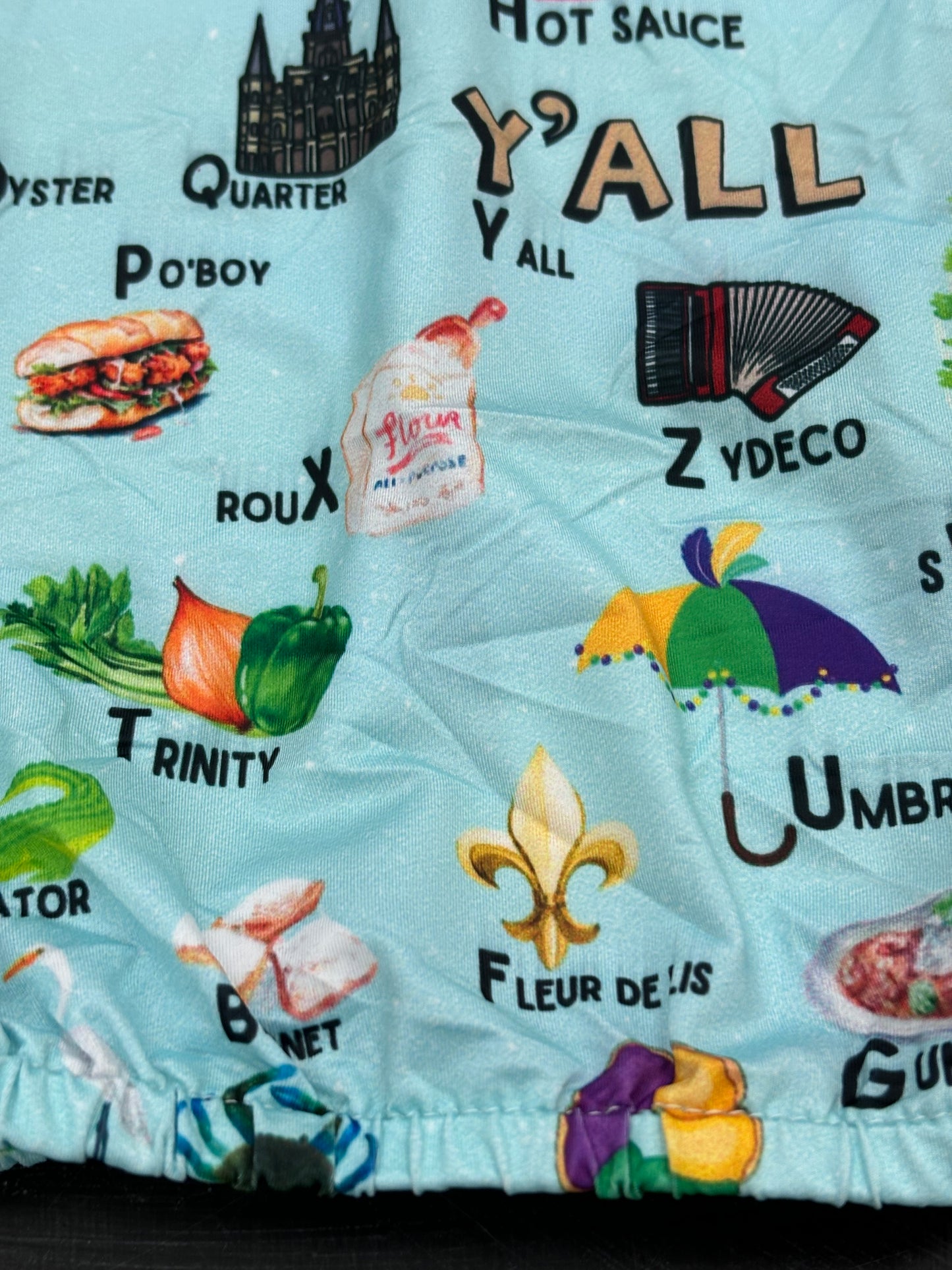 Cajun ABCs Baby Gown