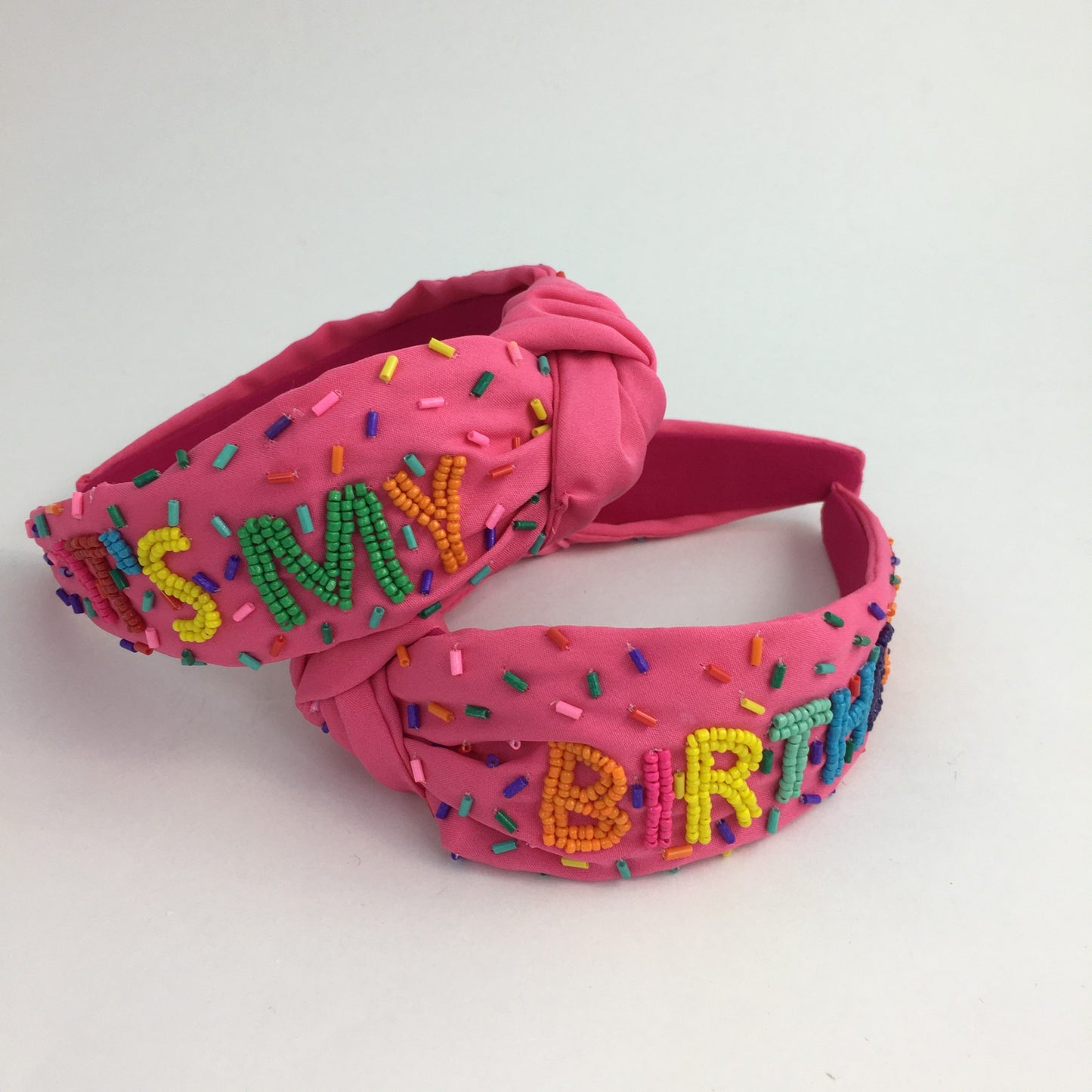 Pink Happy Birthday Headband