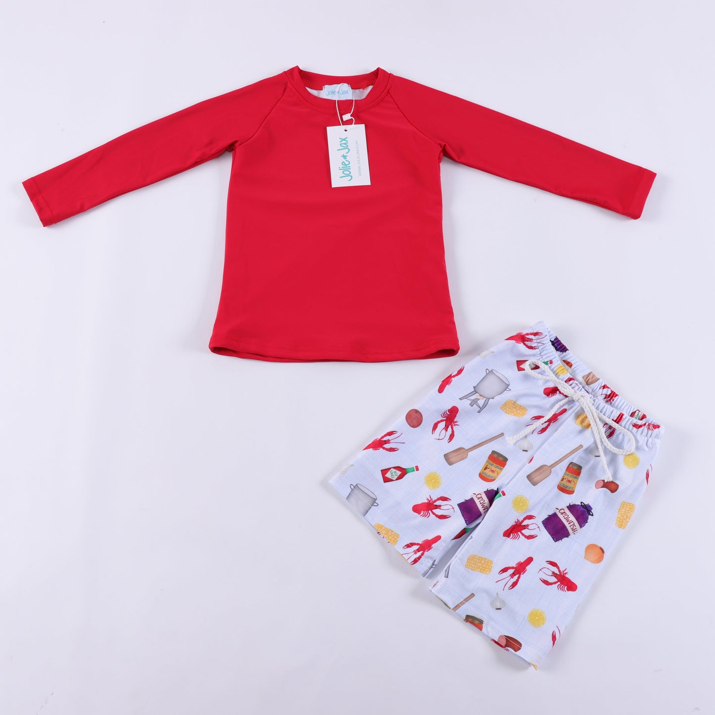 Boys Crawfish Swim Trunk set