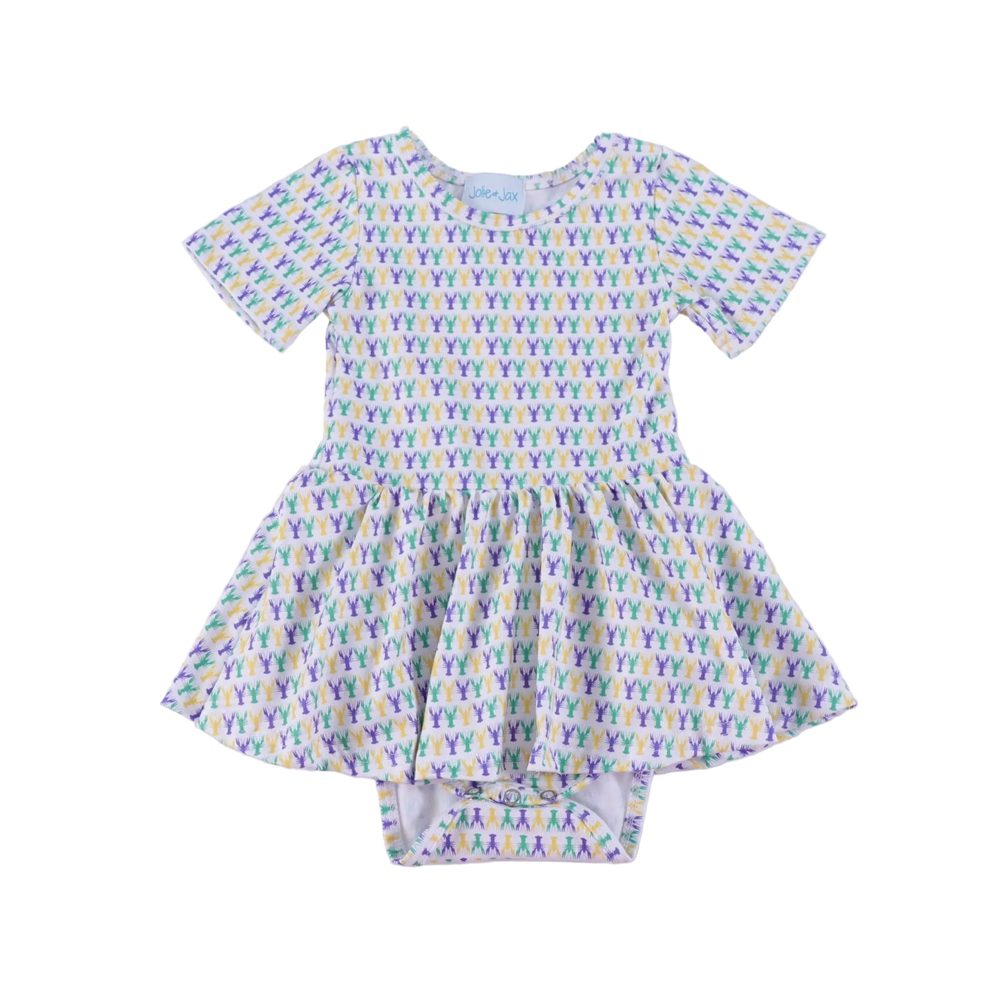 Mardi Gras crawfish Skirted Bubble