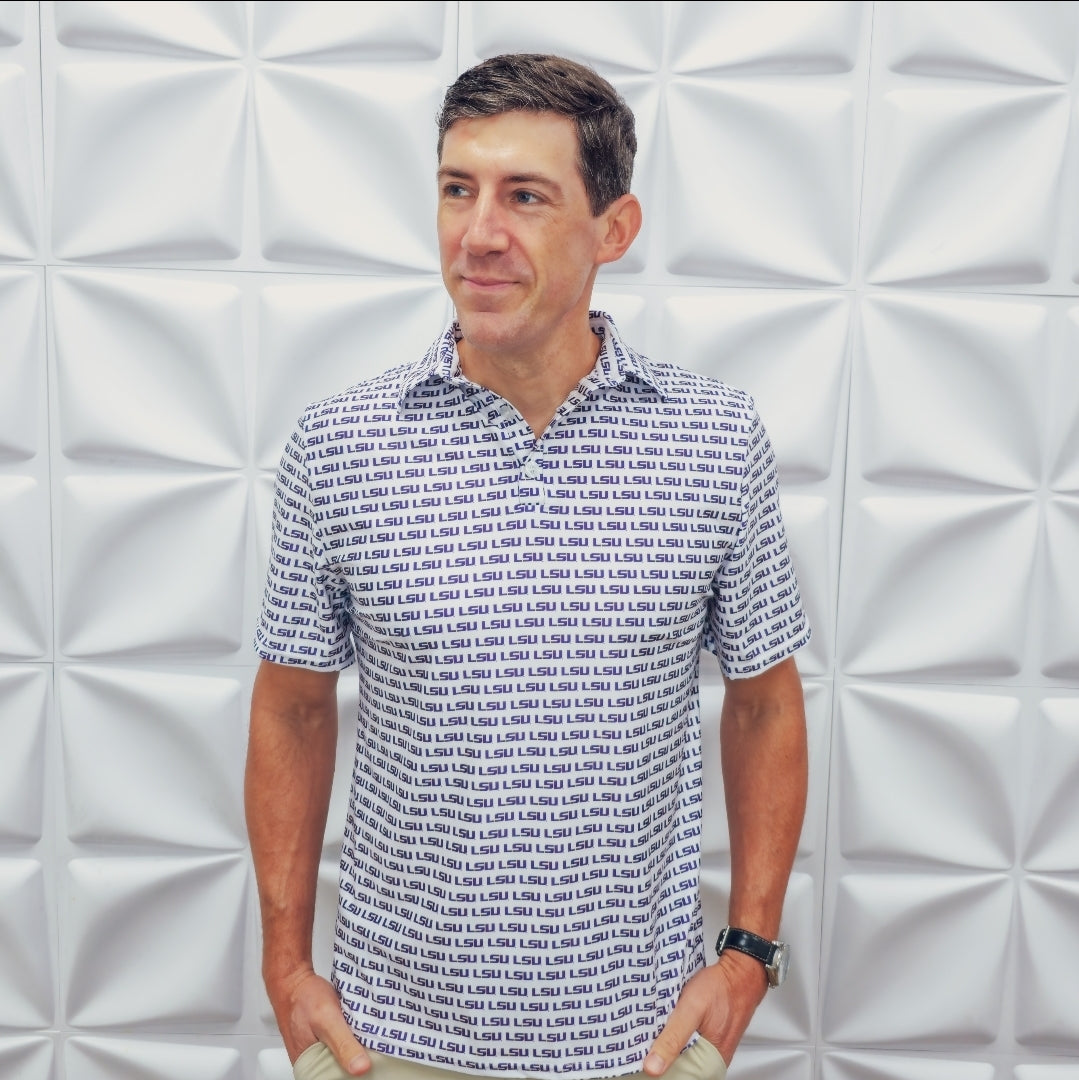 LSU Logo POLO Officially Licensed Small